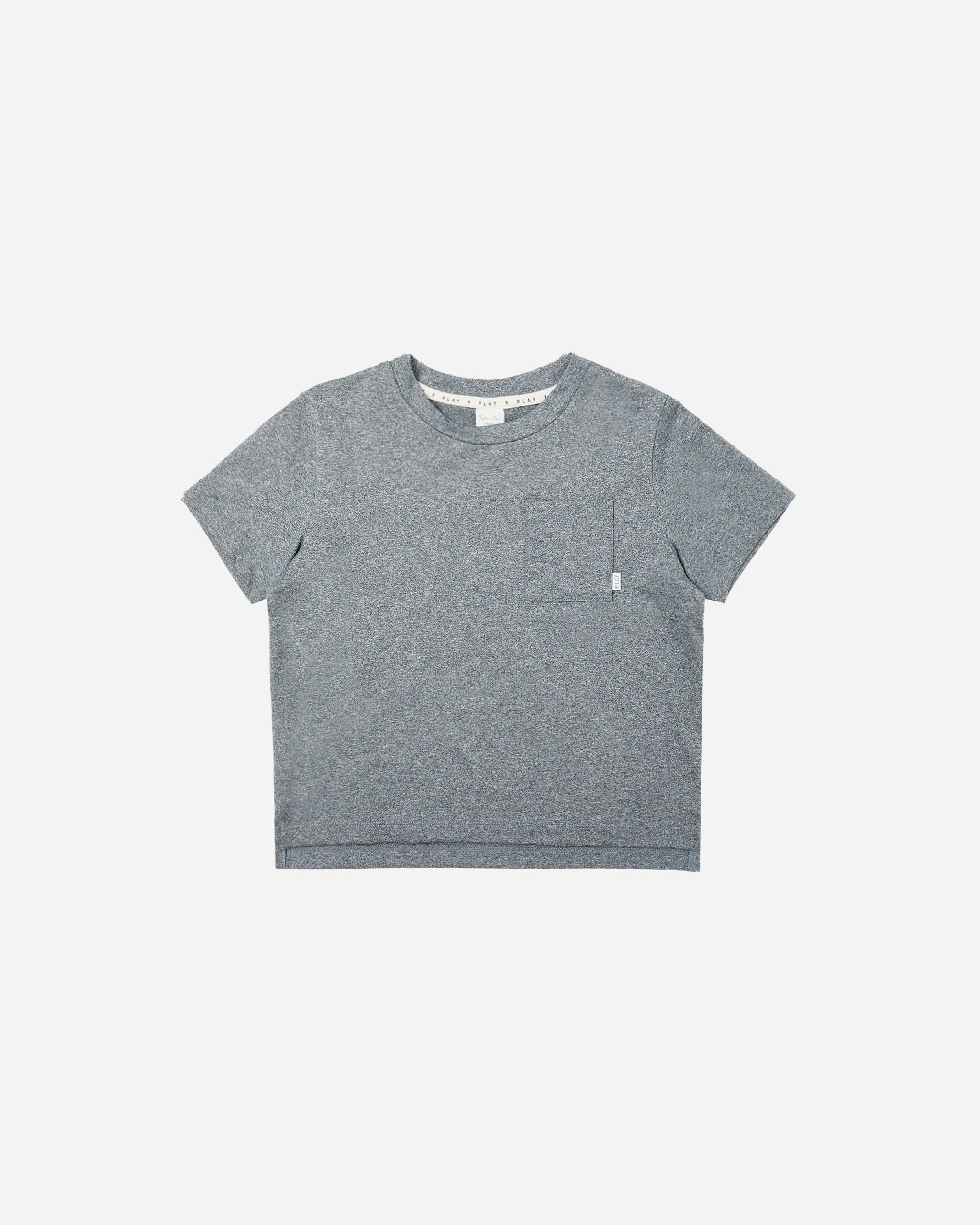 Cove Essential Pocket Tee || Heathered Navy