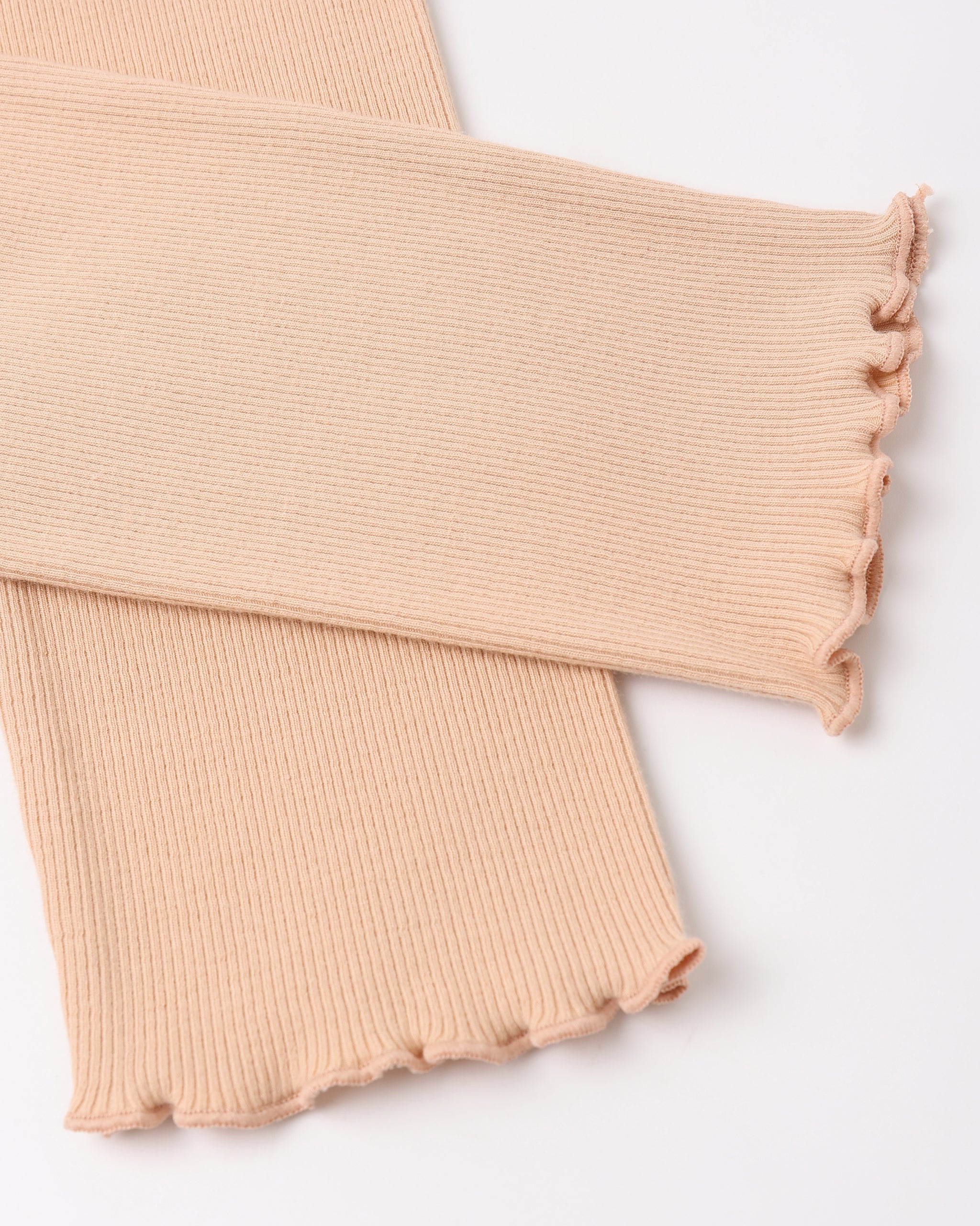 Ribbed Legging Set Natural, Melon - Rylee + Cru | Kids Clothes | Trendy Baby Clothes | Modern Infant Outfits |