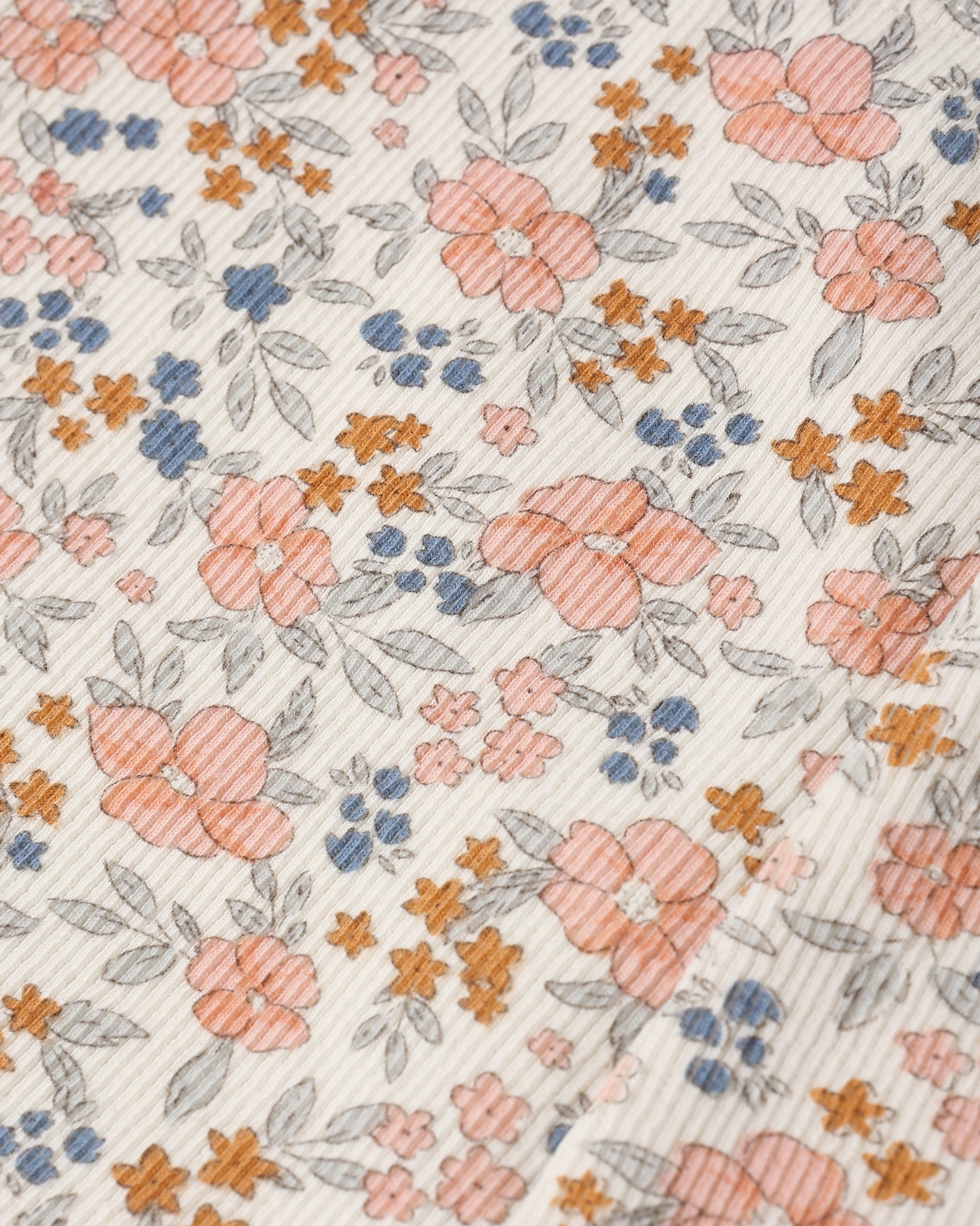 Ensemble legging côtelé Flower Field, Heathered Blush