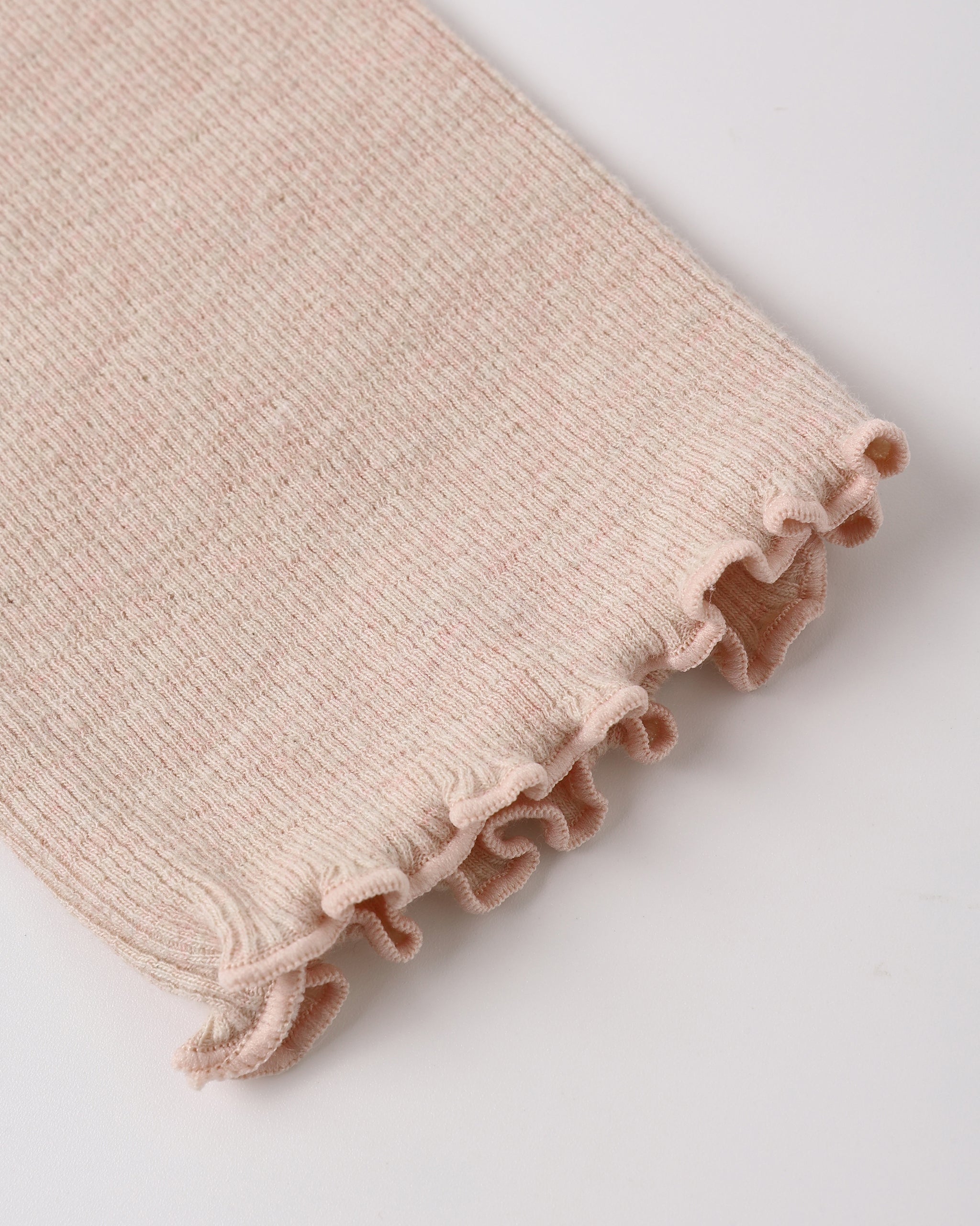 Ensemble legging côtelé Flower Field, Heathered Blush