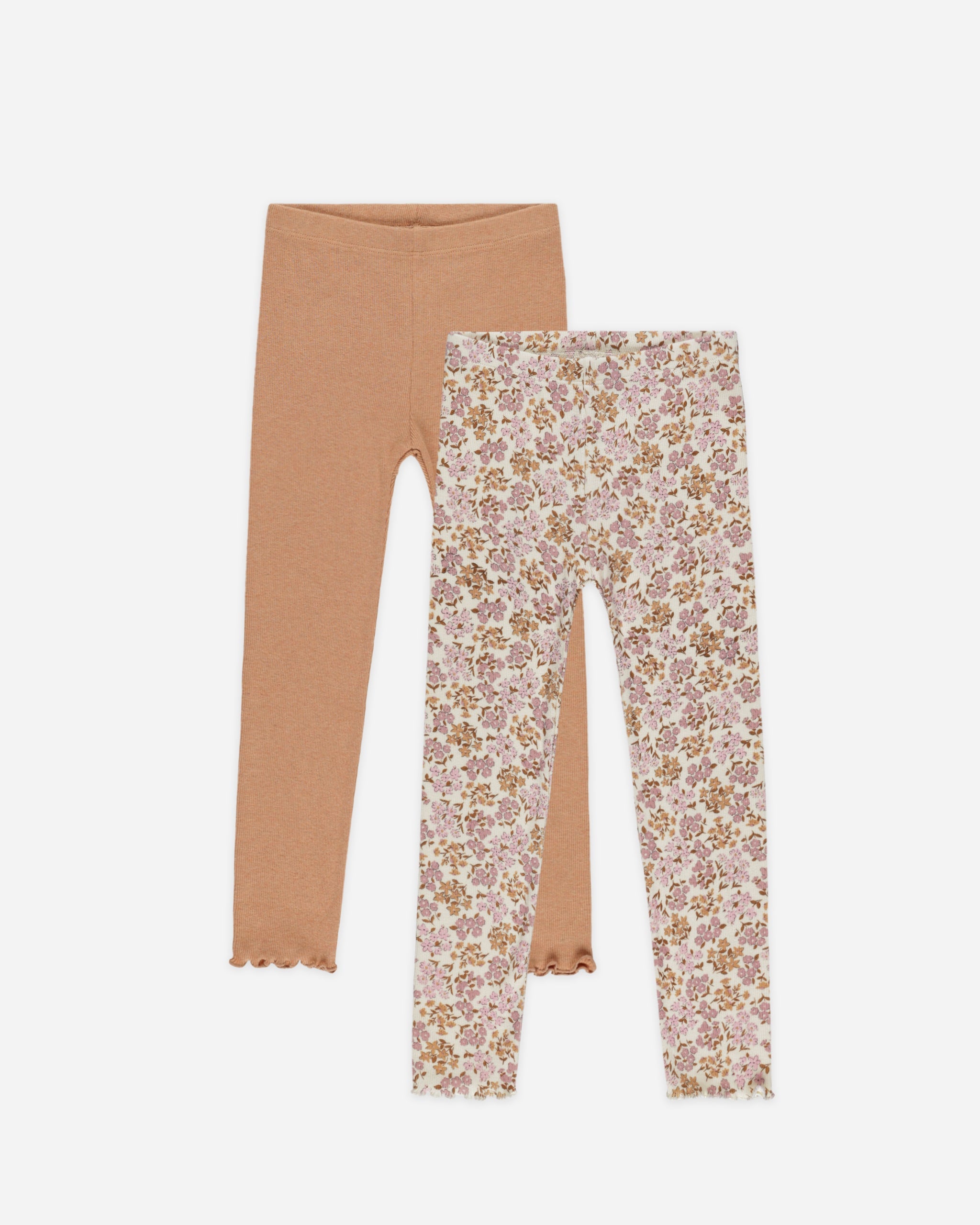 Ribbed Legging Set || Wildflower, Grapefruit