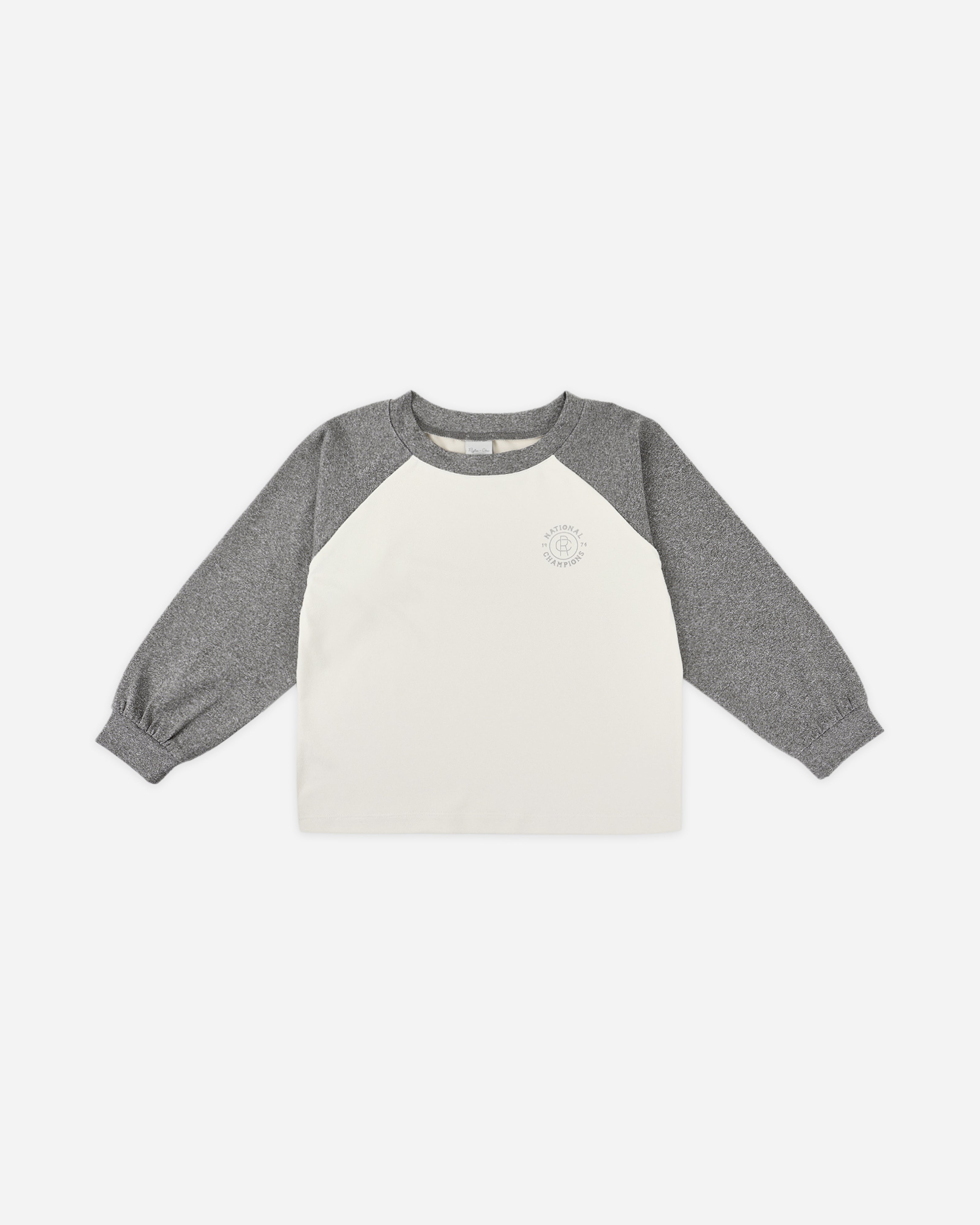 Raglan Tee || Heathered Grey