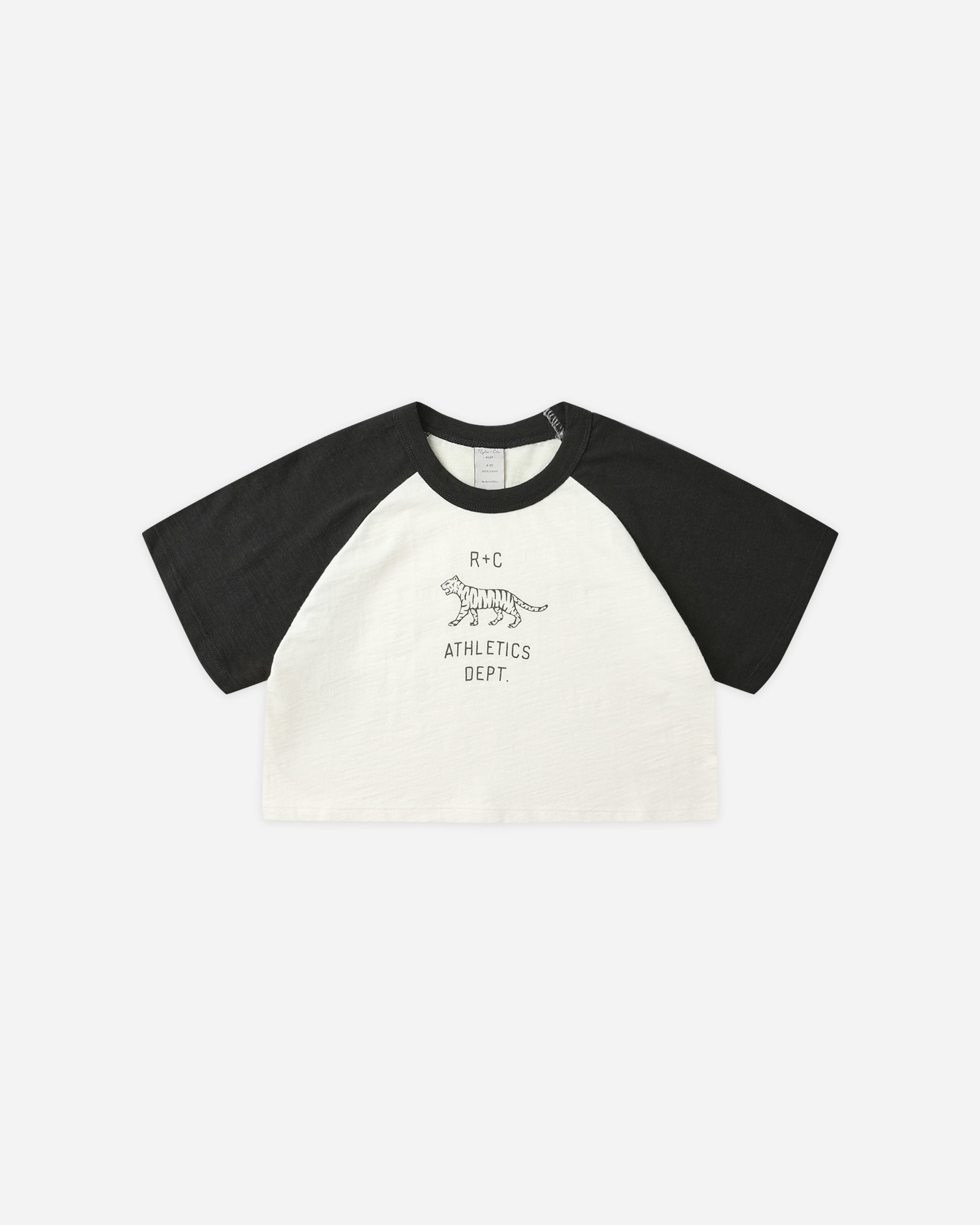 Raglan Crop Tee || RC Athletic Dept - Rylee + Cru | Kids Clothes | Trendy Baby Clothes | Modern Infant Outfits |