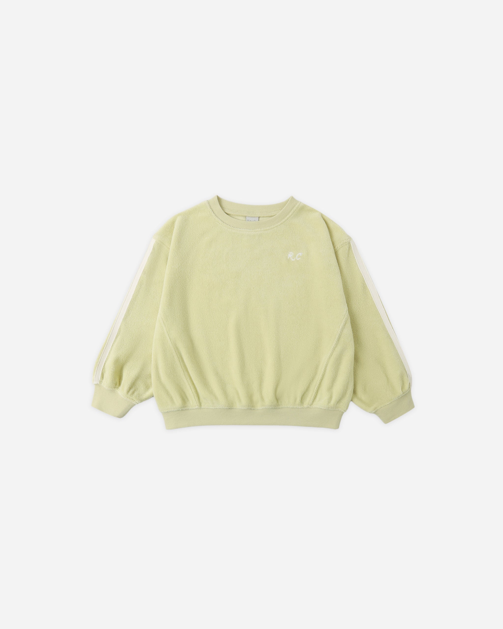 Racer Sweatshirt Citron - Rylee + Cru | Kids Clothes | Trendy Baby Clothes | Modern Infant Outfits |