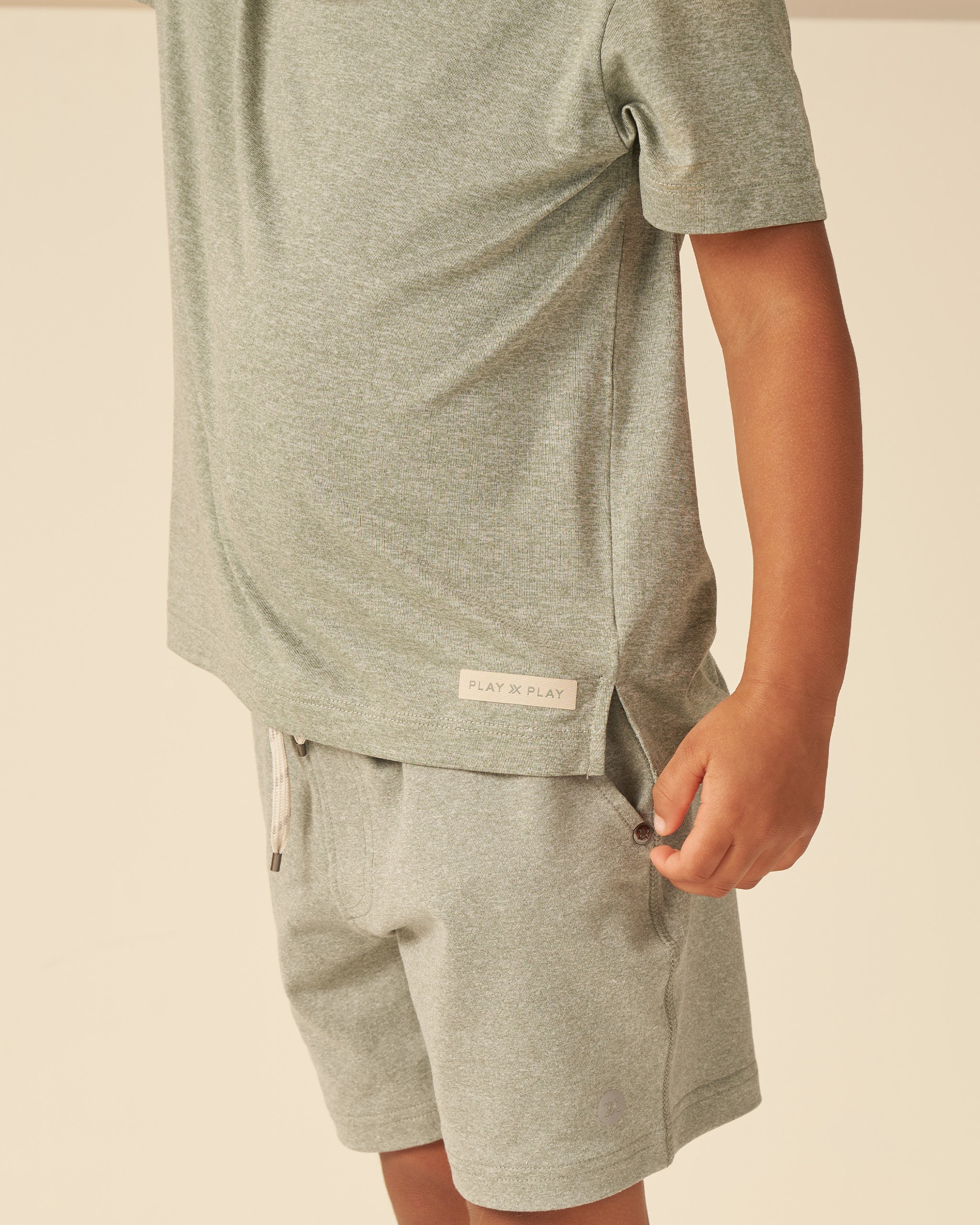 Cove Essential Tee || Heathered Aqua