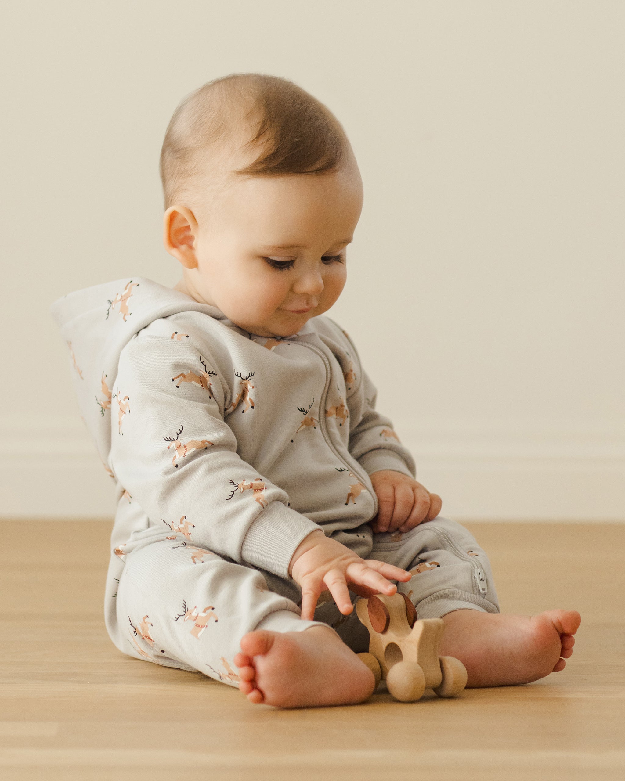 Hooded Jumpsuit || Reindeer