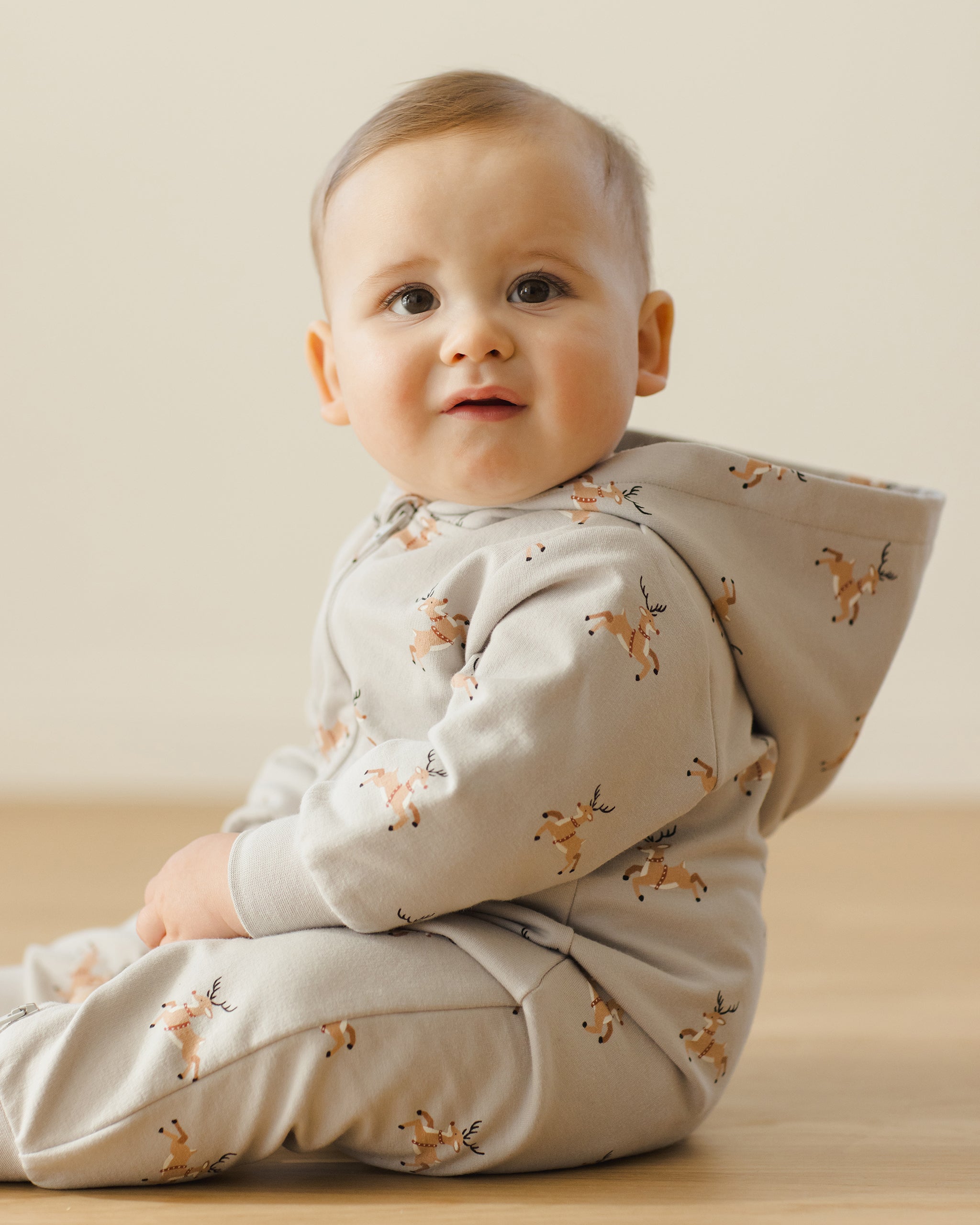 Hooded Jumpsuit || Reindeer