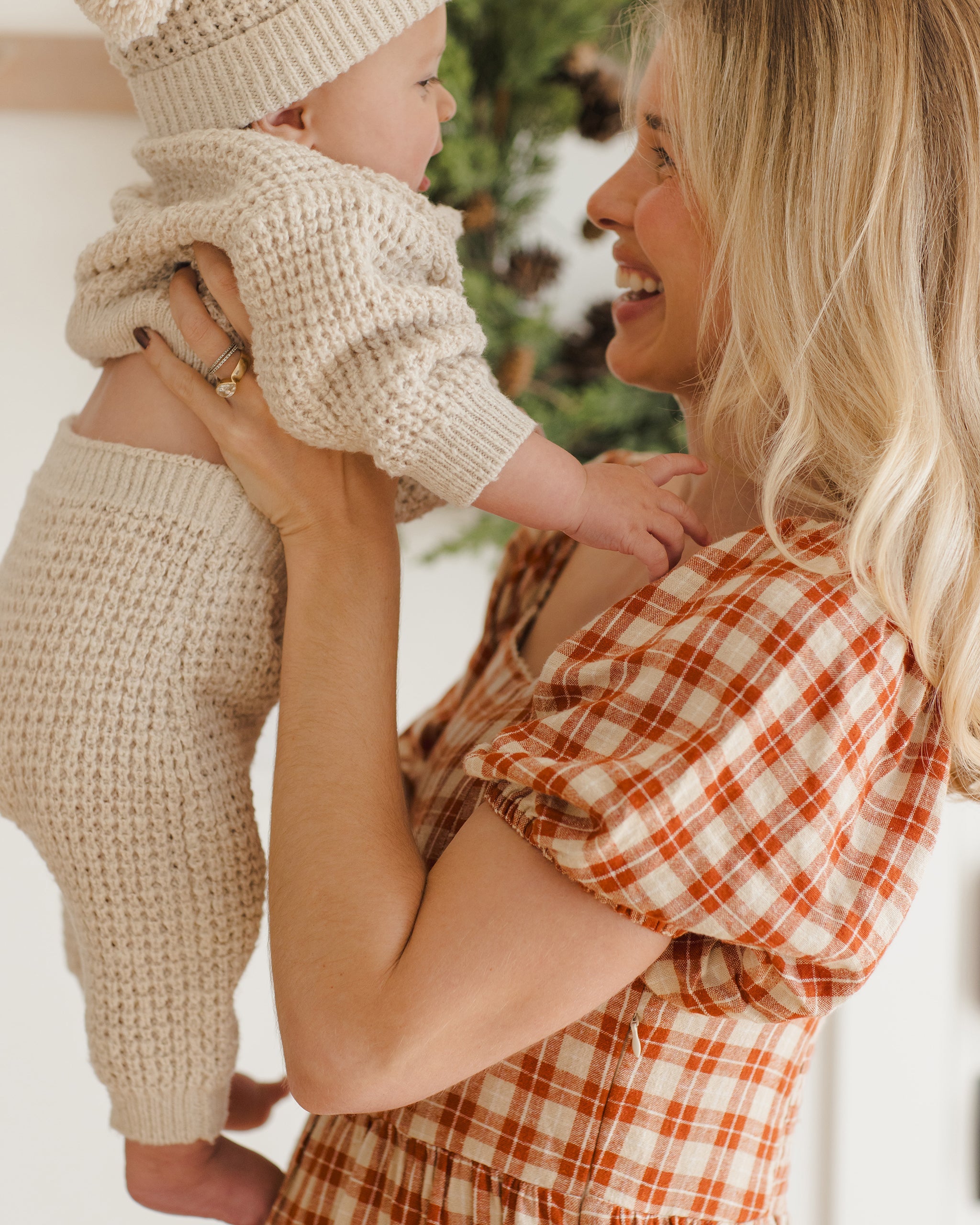 Chunky Knit Pant || Natural