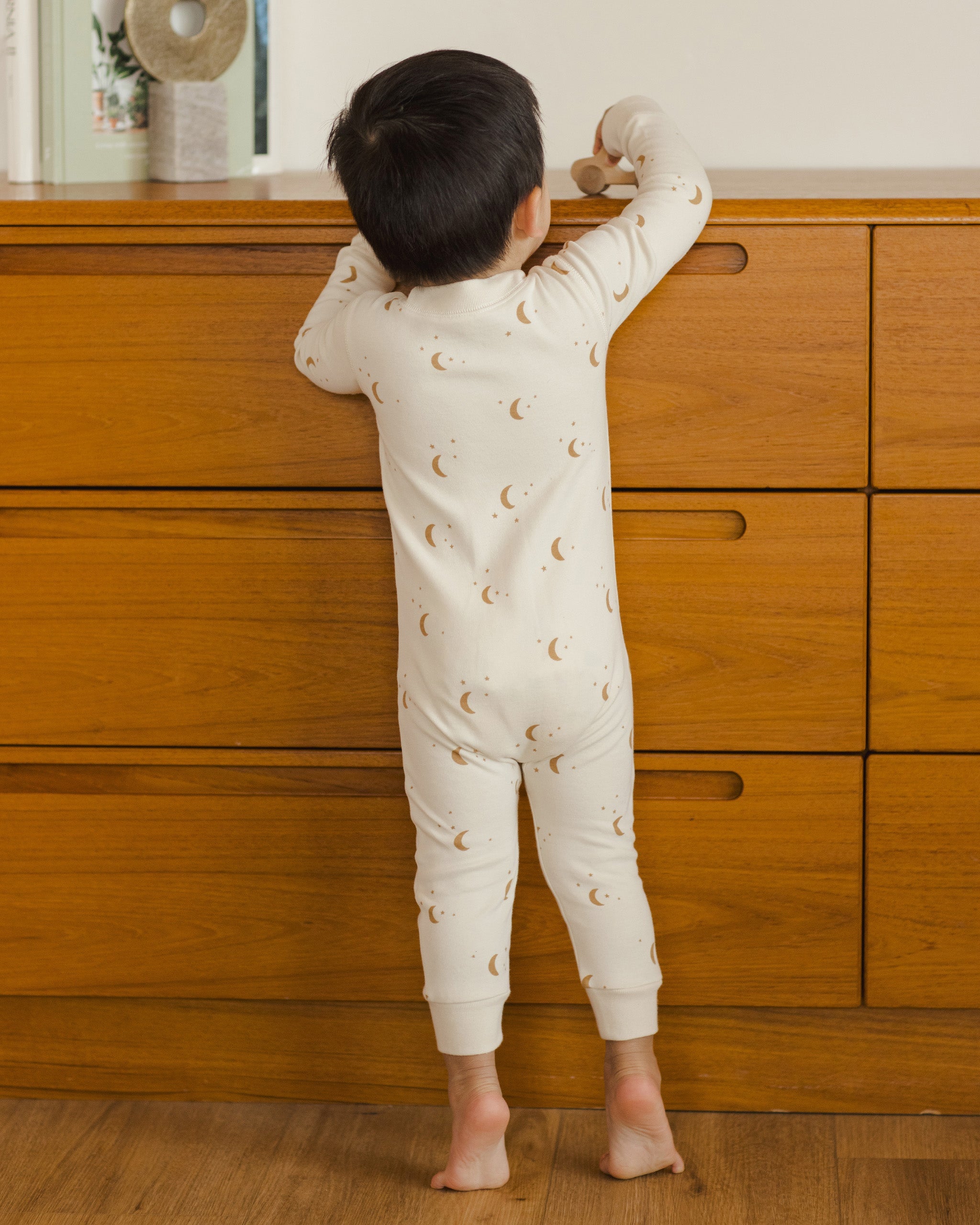 Zip Long Sleeve Sleeper - || -  Moons