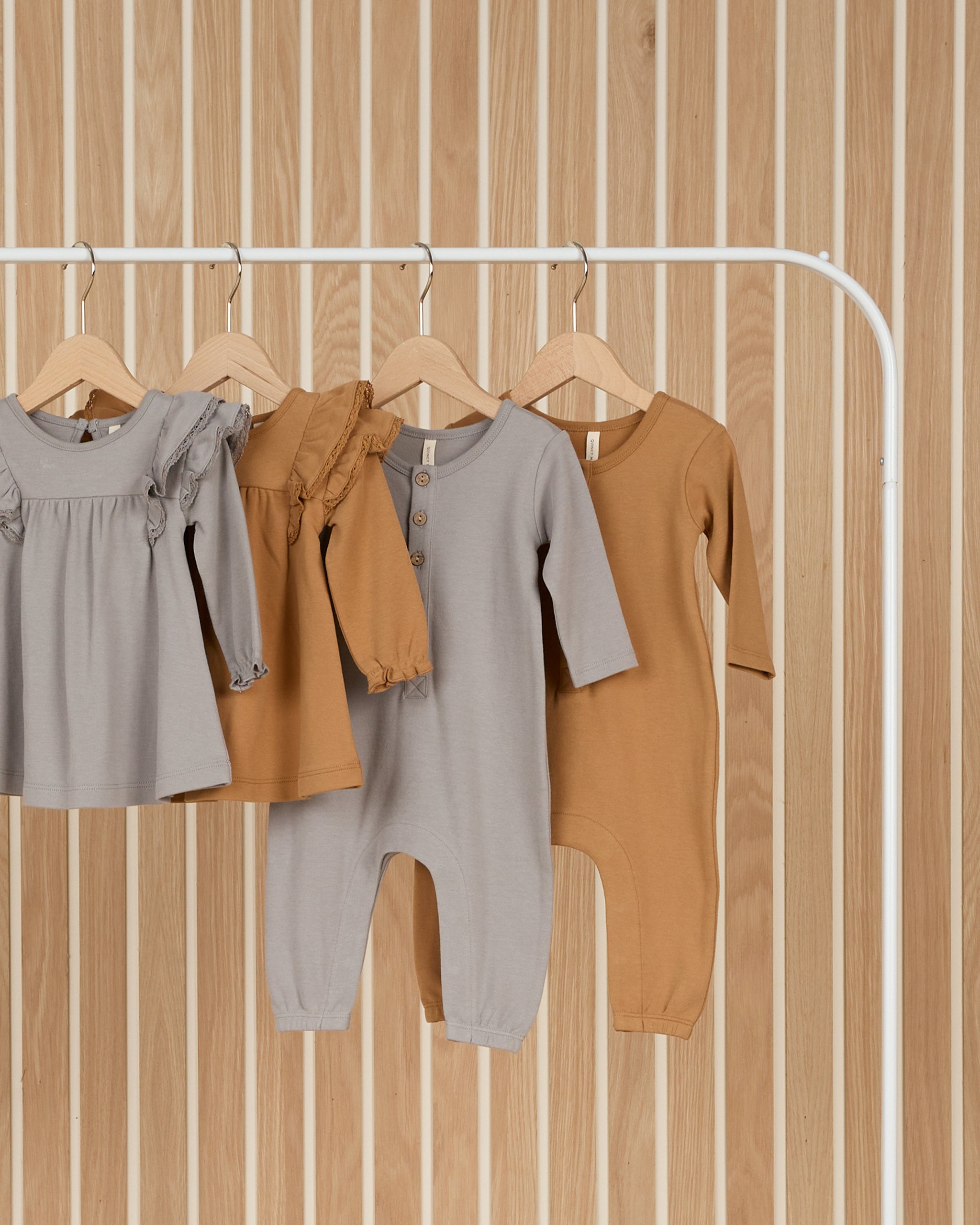 Long Sleeve Jumpsuit || Dusty Blue*