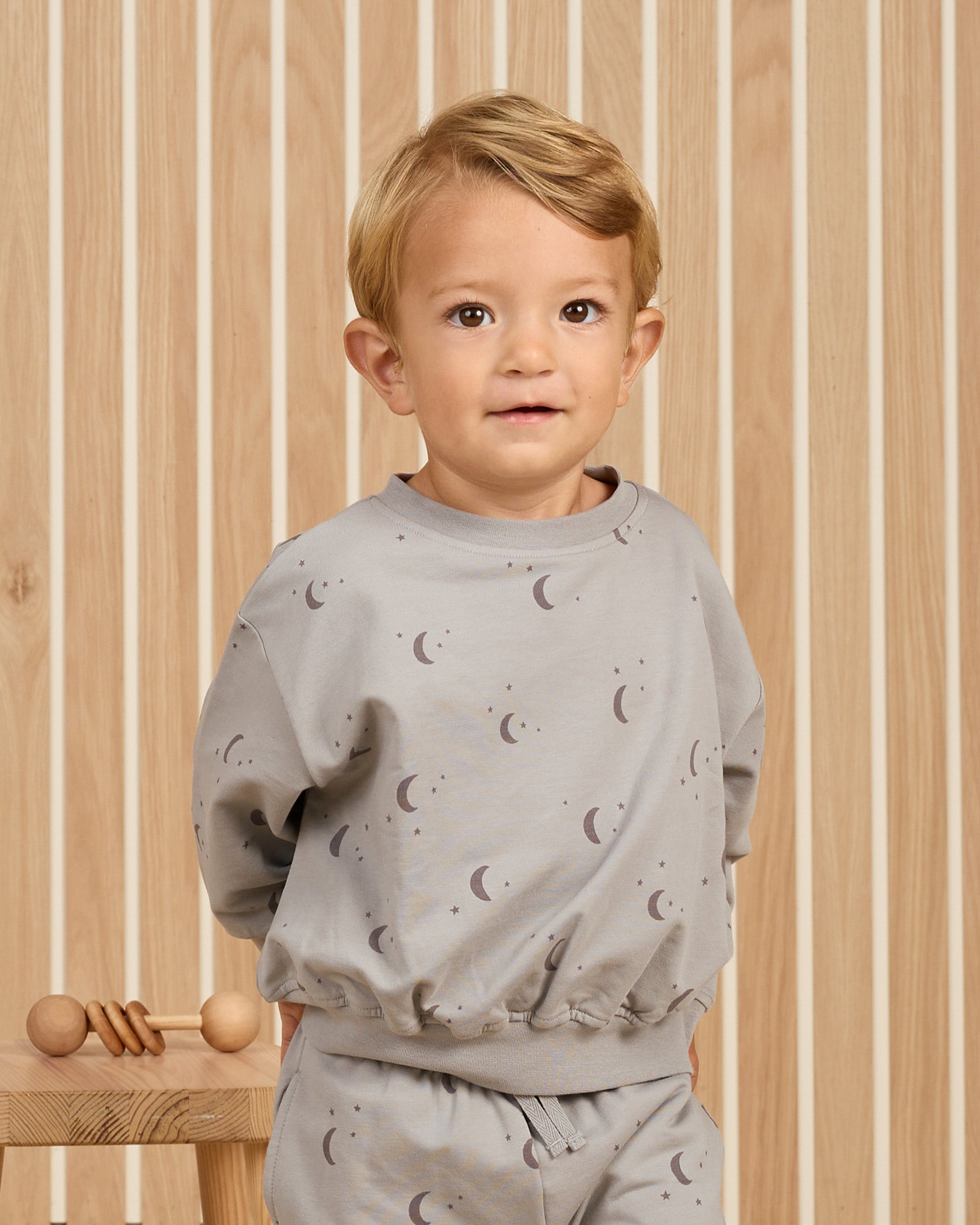 Relaxed Sweatshirt - || -  Moons