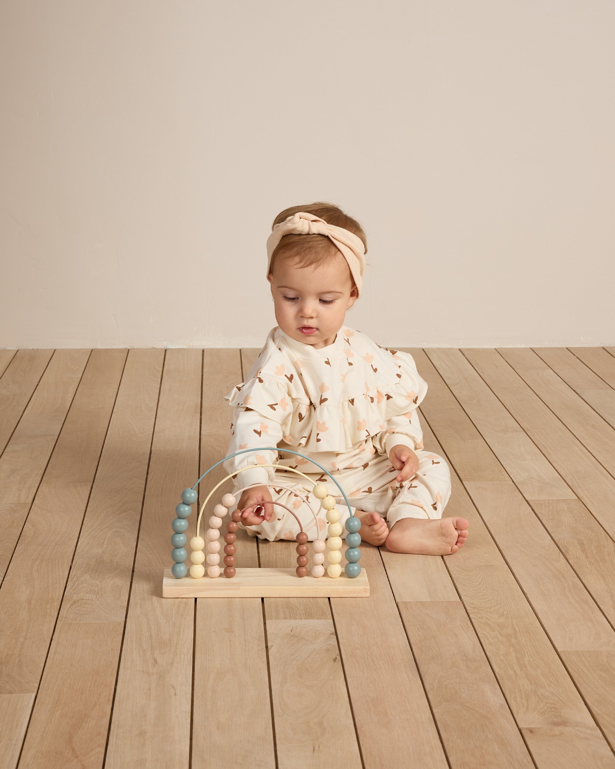 QM Knotted Headband - || -  Shell