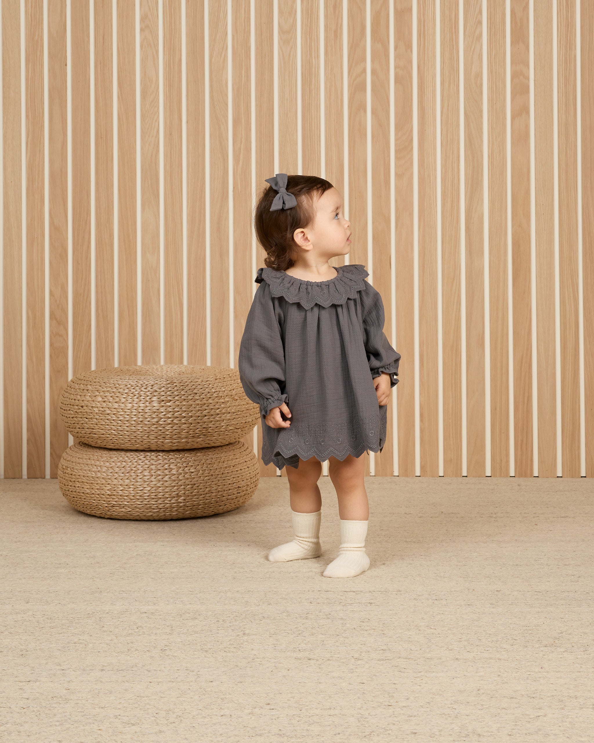 Long Sleeve Isla Dress || Indigo