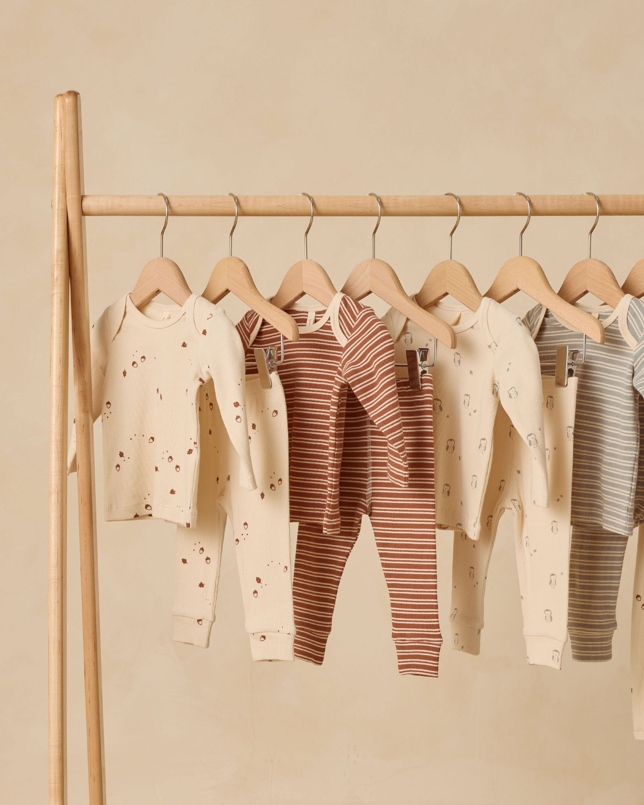 Ribbed Tee + Legging Set || Owls