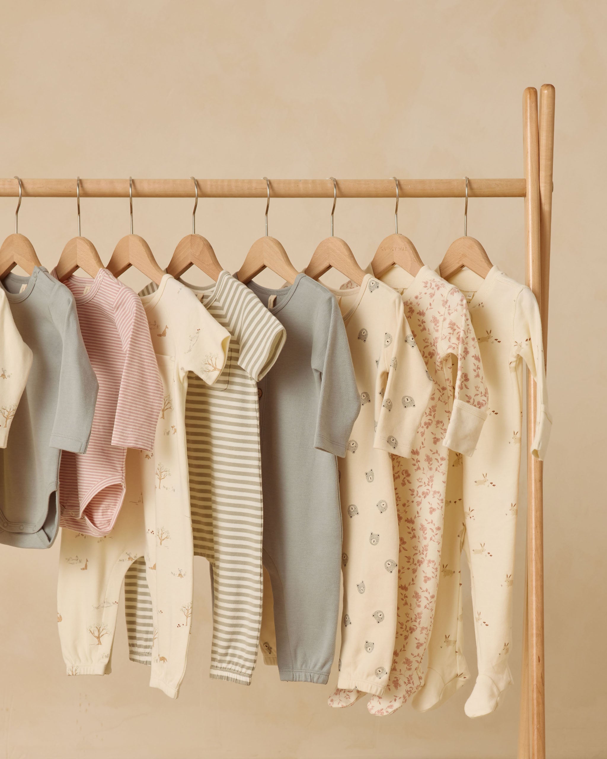 Zip Long Sleeve Sleeper Footie || Bunnies