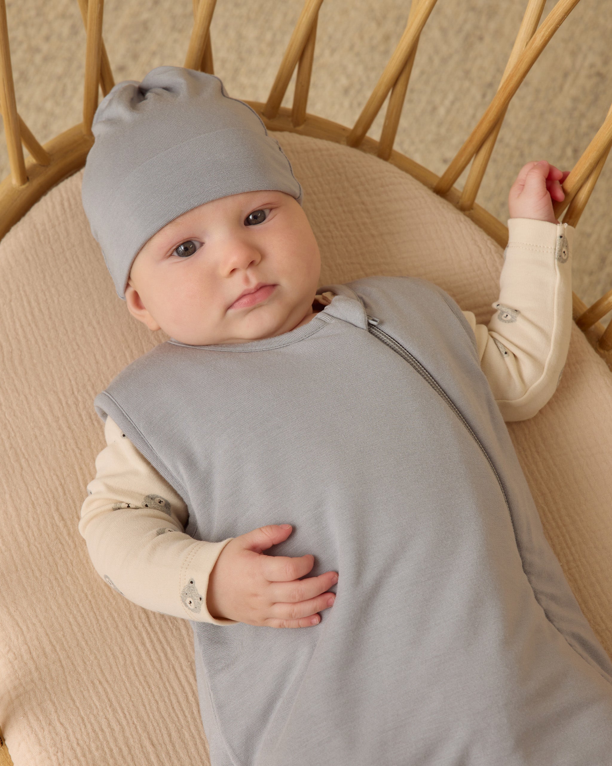 Body en jersey, lot de 2 || Ours, bleu acier
