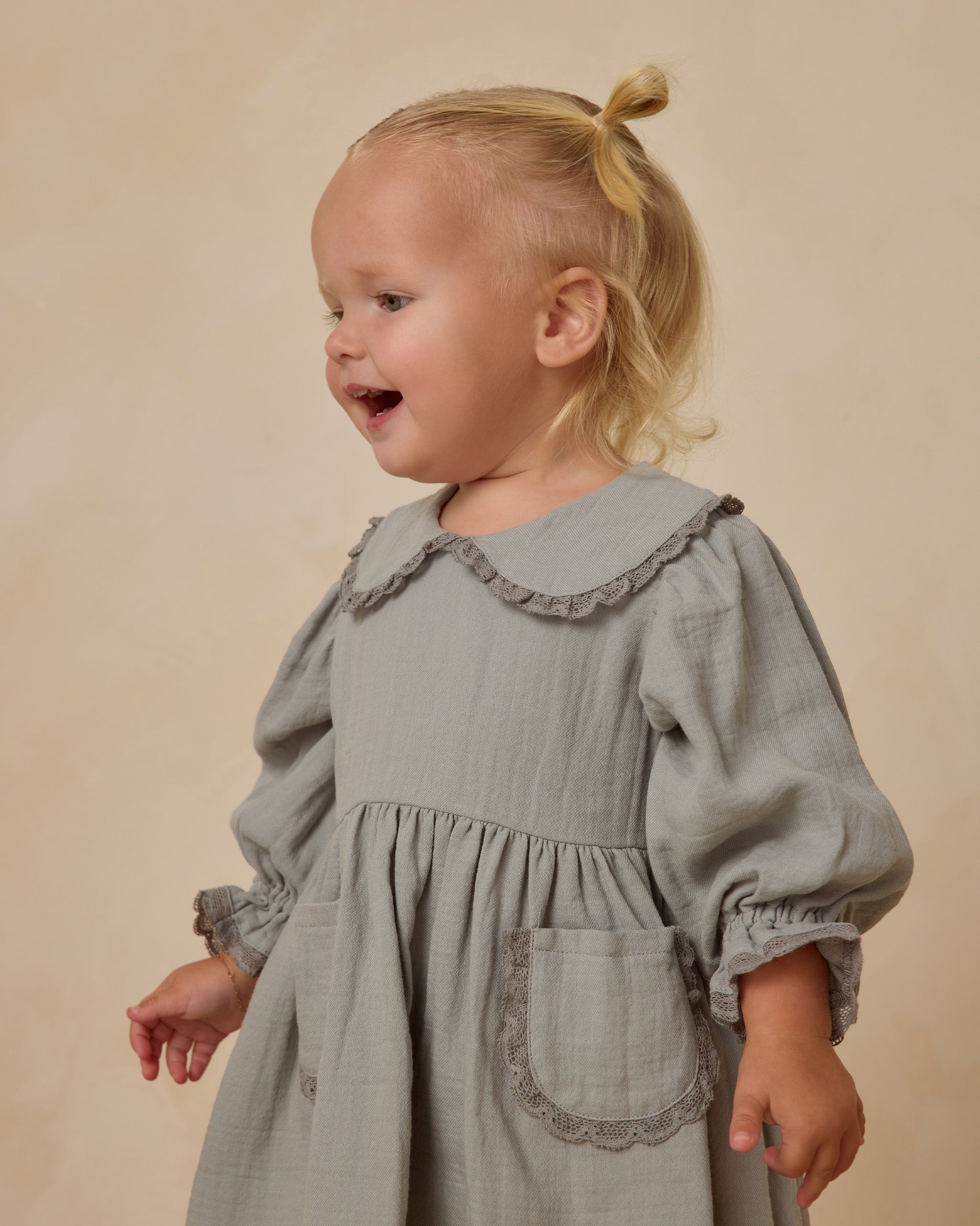 Marisol Dress || Steel Blue