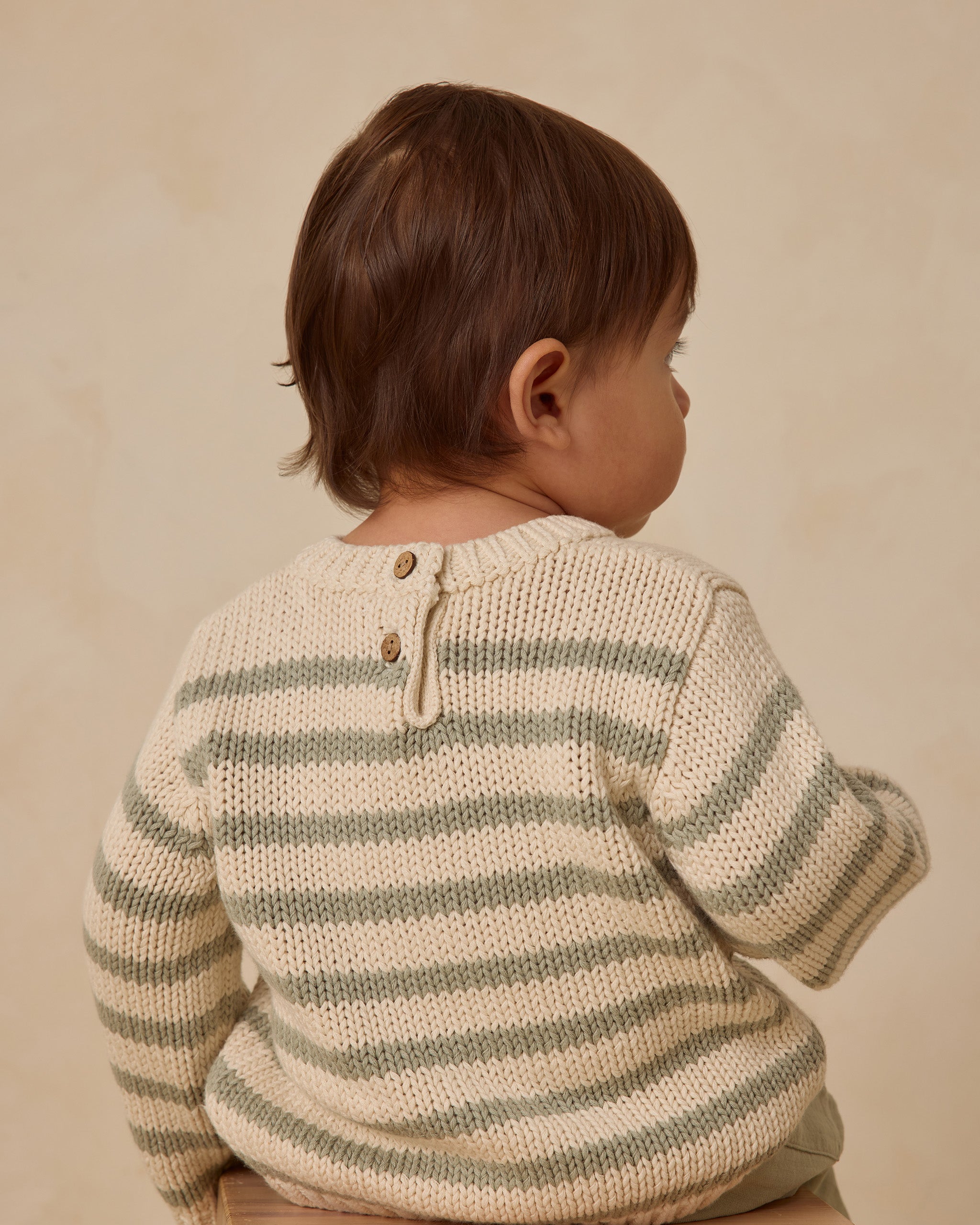 Pull Rex || Rayures fougère
