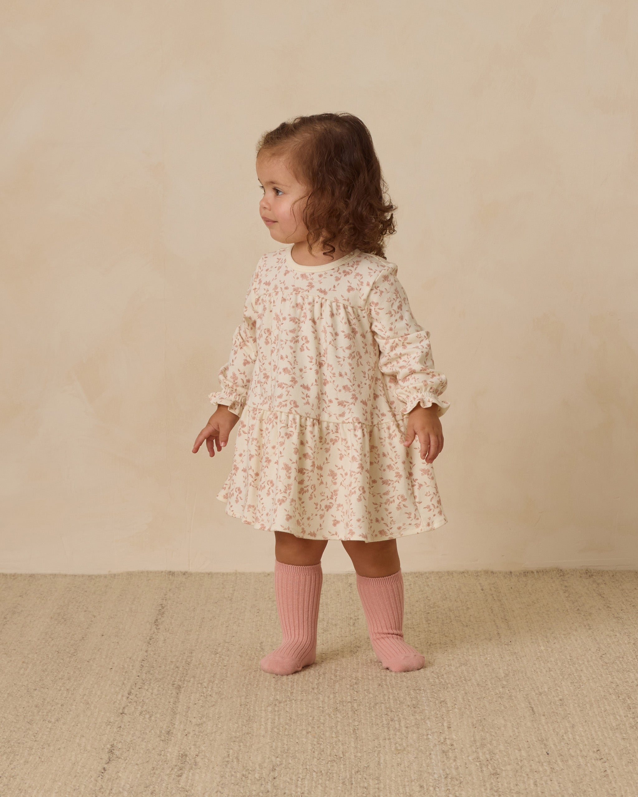 Tiered Jersey Dress || French Garden