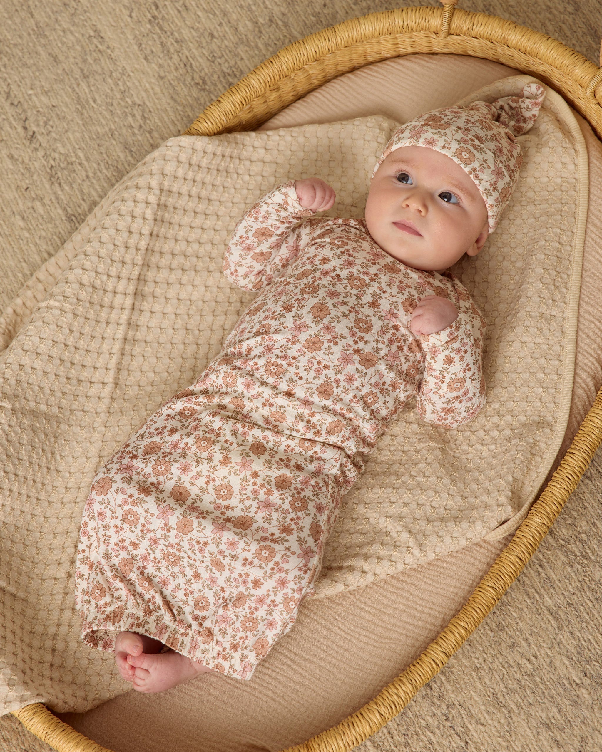 Waffle Baby Blanket || Natural