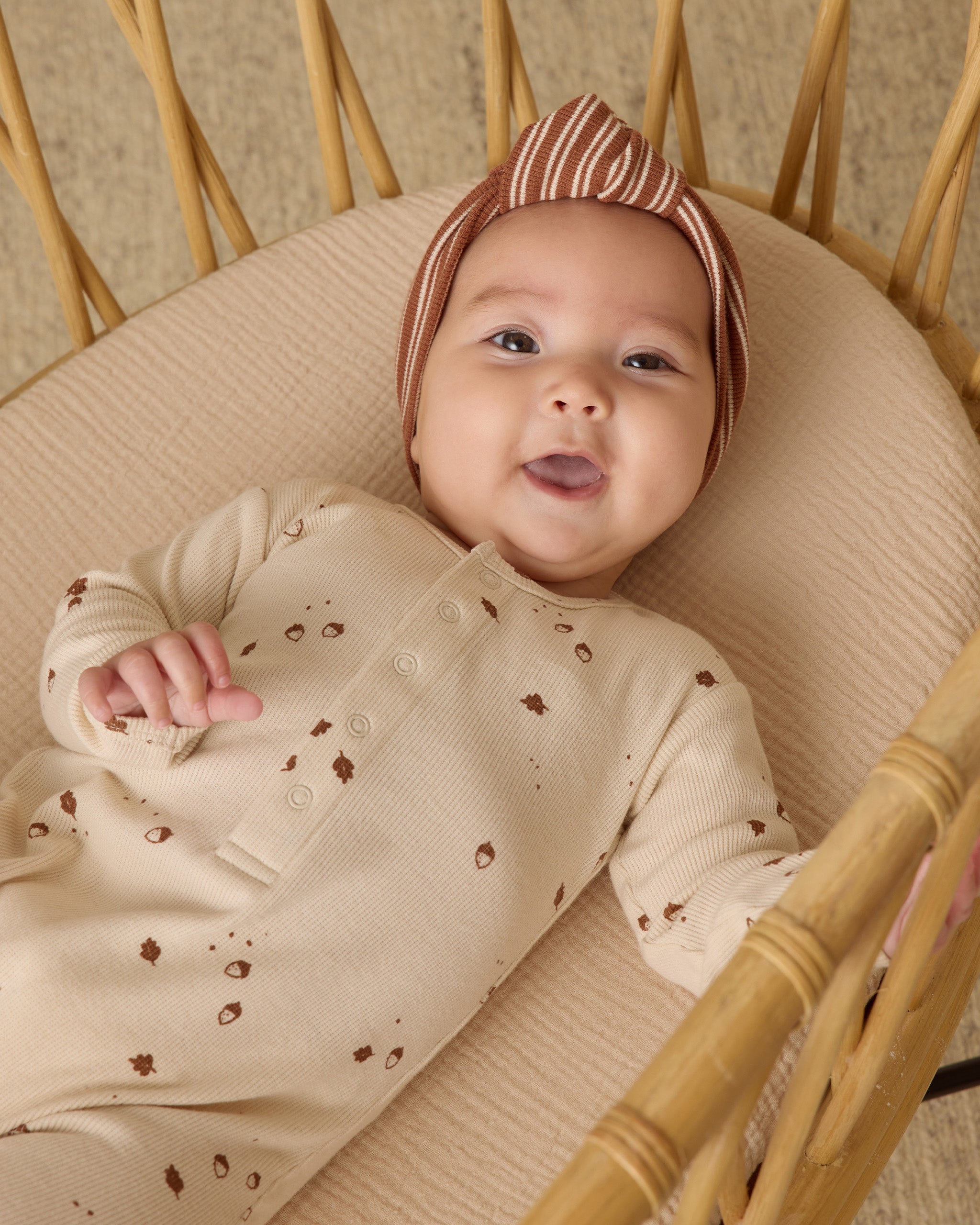 Combinaison bébé côtelée || Glands