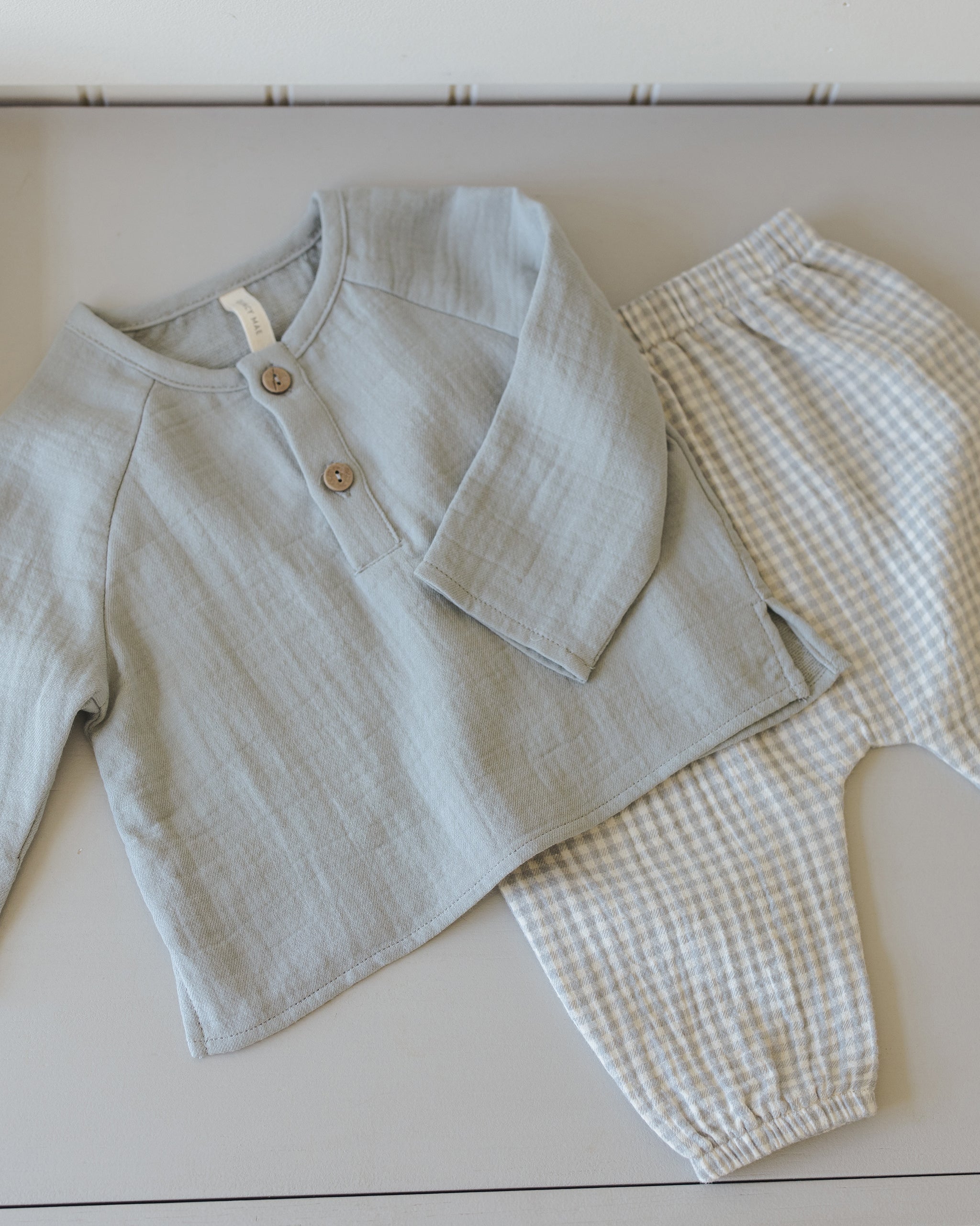 Chemise Zion || Bleu acier