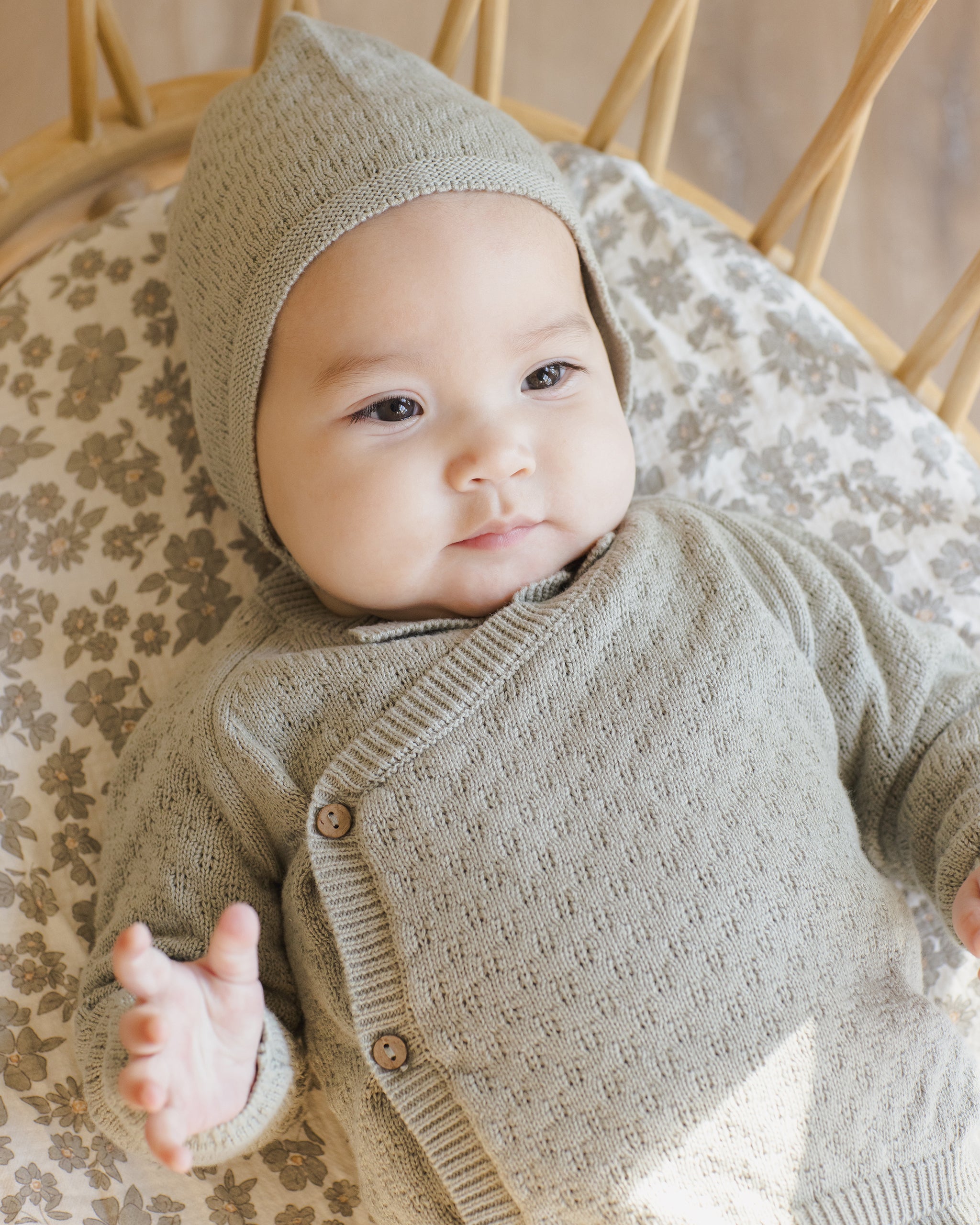 Ensemble haut cache-cœur et pantalon en tricot || Fern