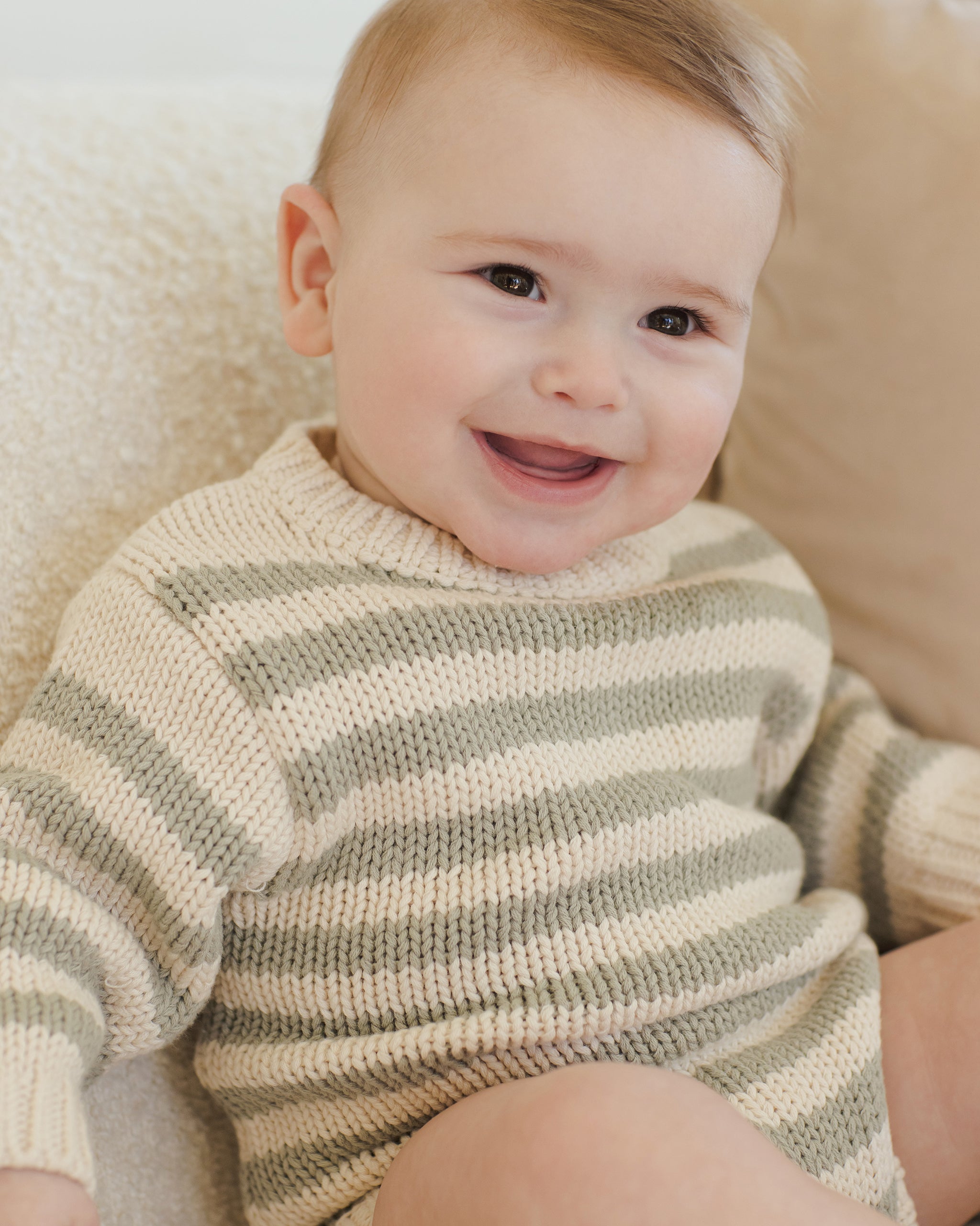 Rex Romper || Fern Stripe
