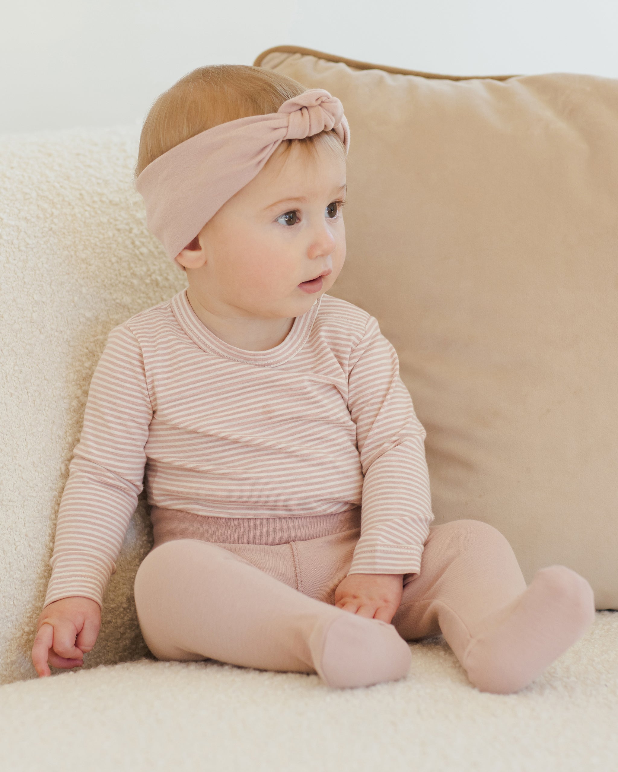 Knotted Headband || Rose