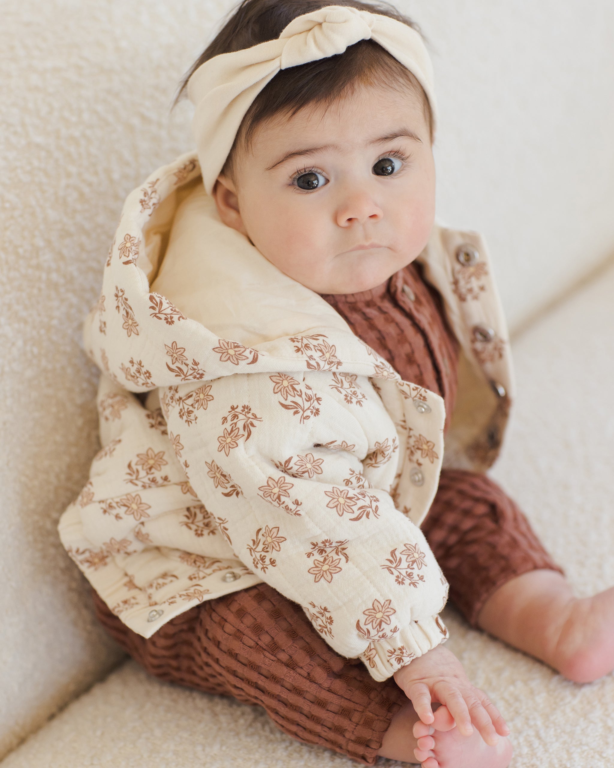 Hooded Woven Jacket || Daylily