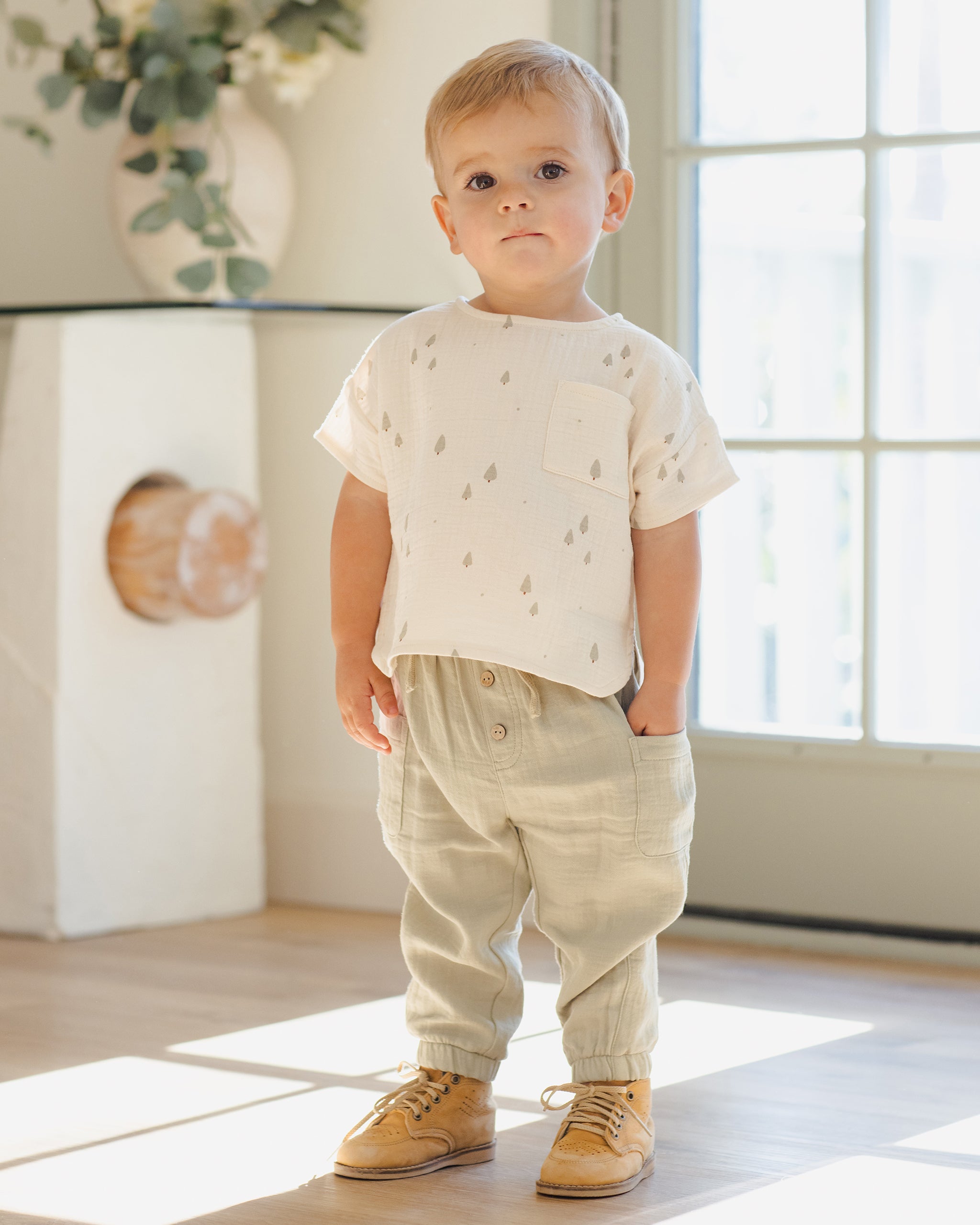 Pantalon Luca || Fougère