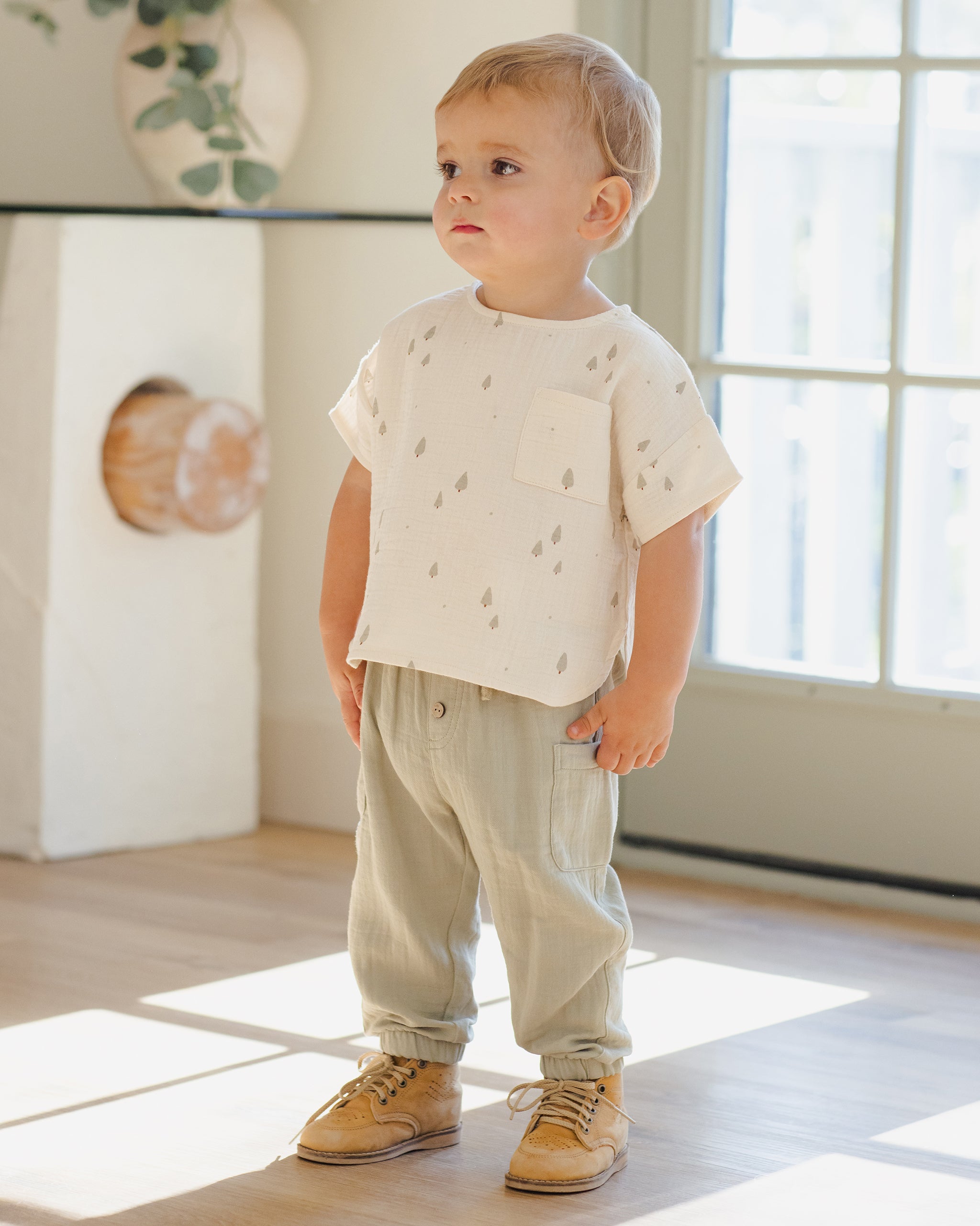 Pantalon Luca || Fougère