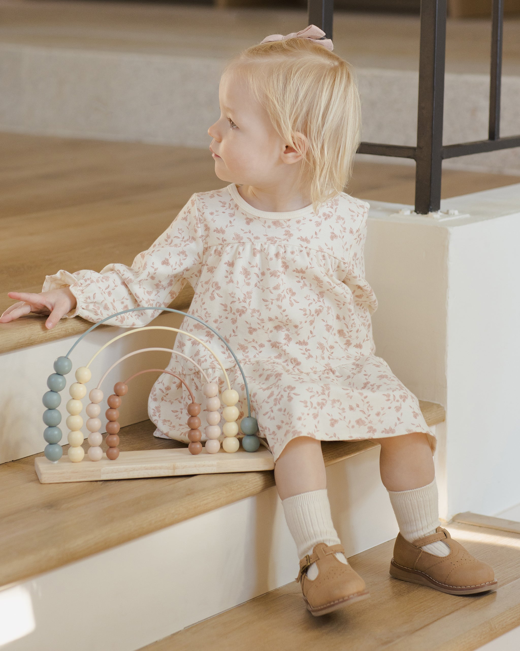Tiered Jersey Dress || French Garden