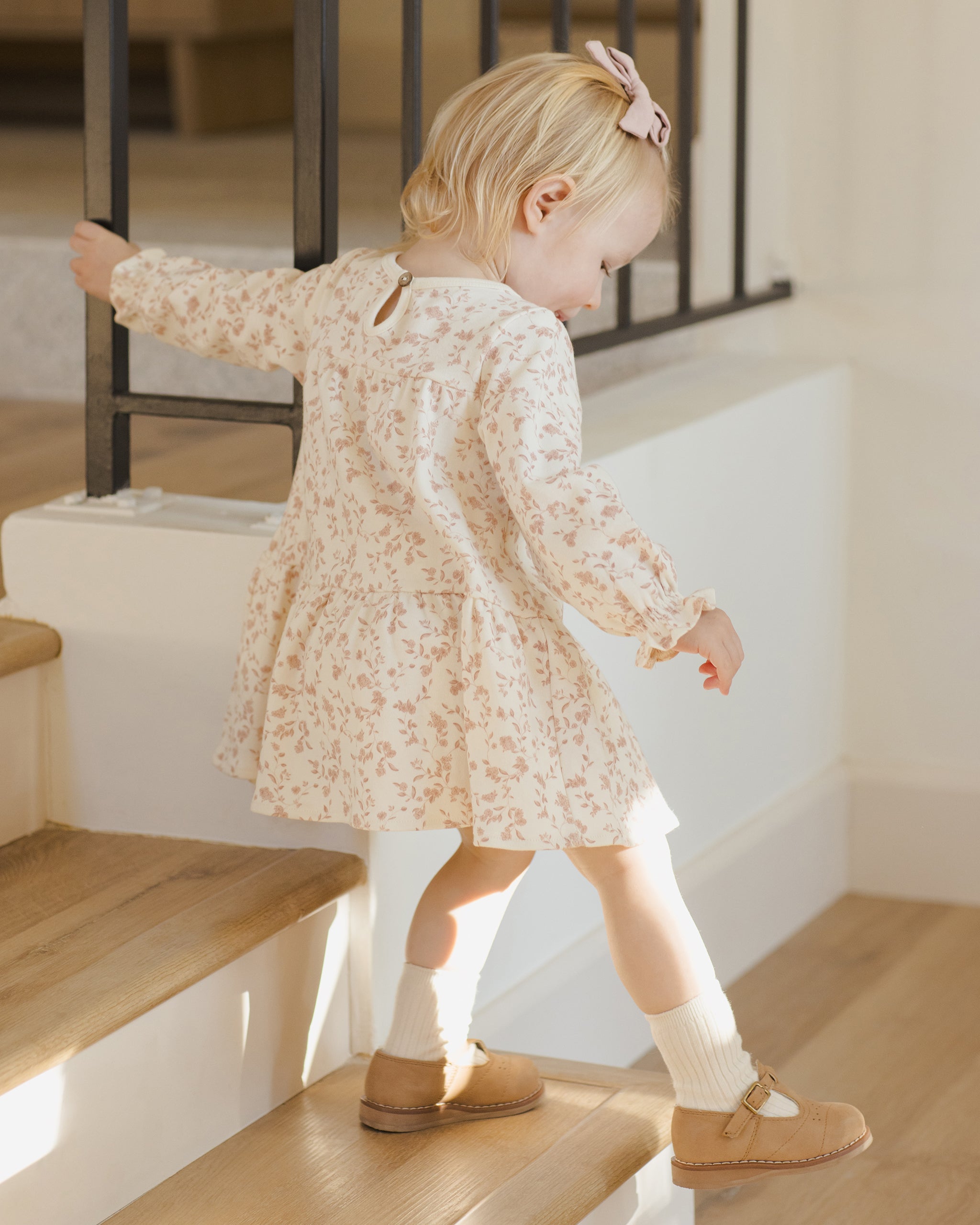 Tiered Jersey Dress || French Garden