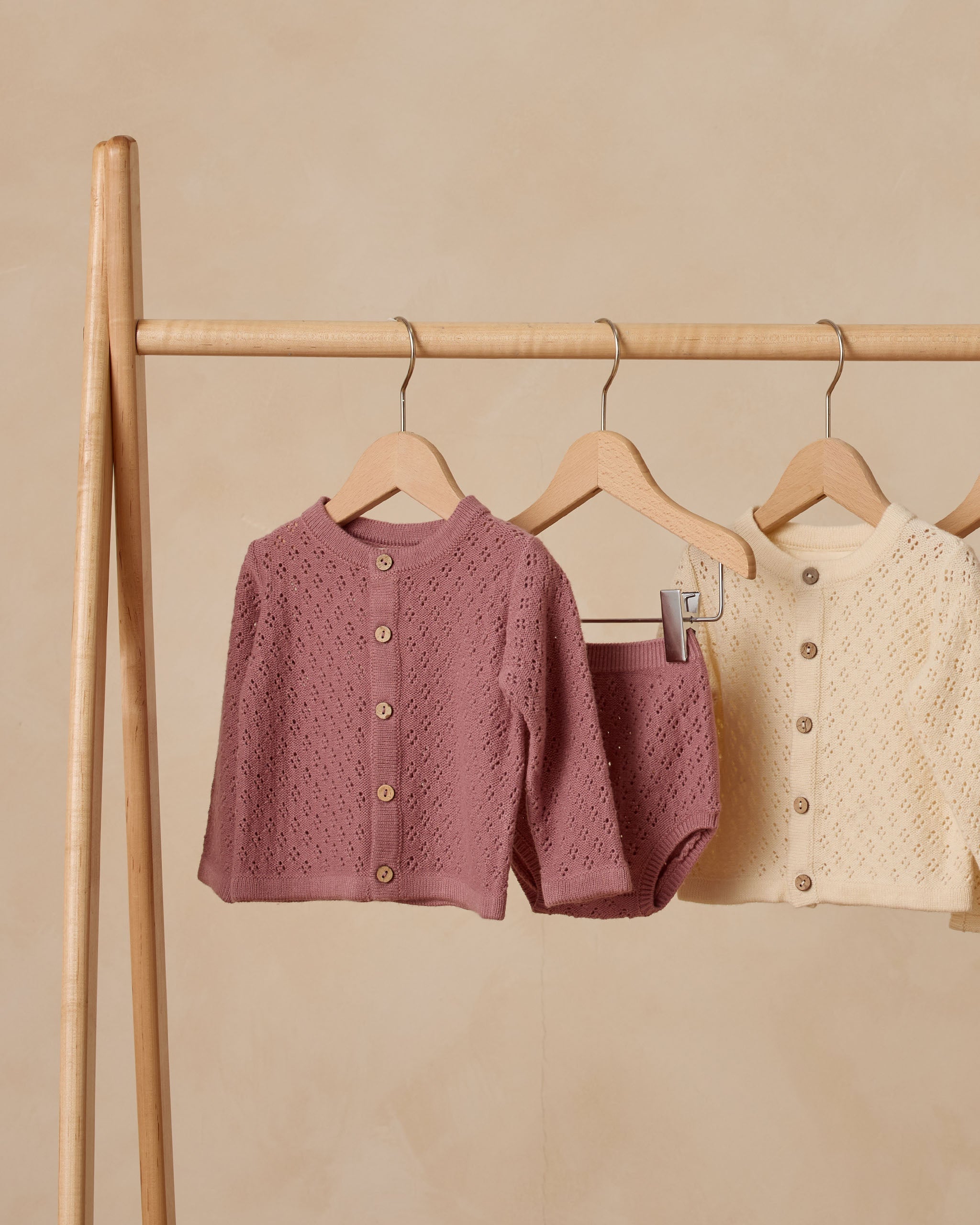Knit Cardigan || Mulberry