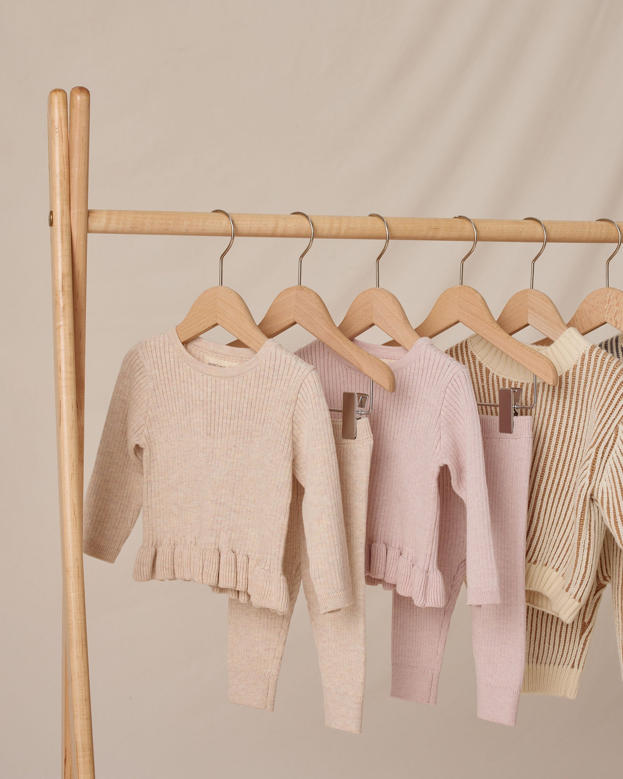 Rib Knit Peplum Top || Lilac
