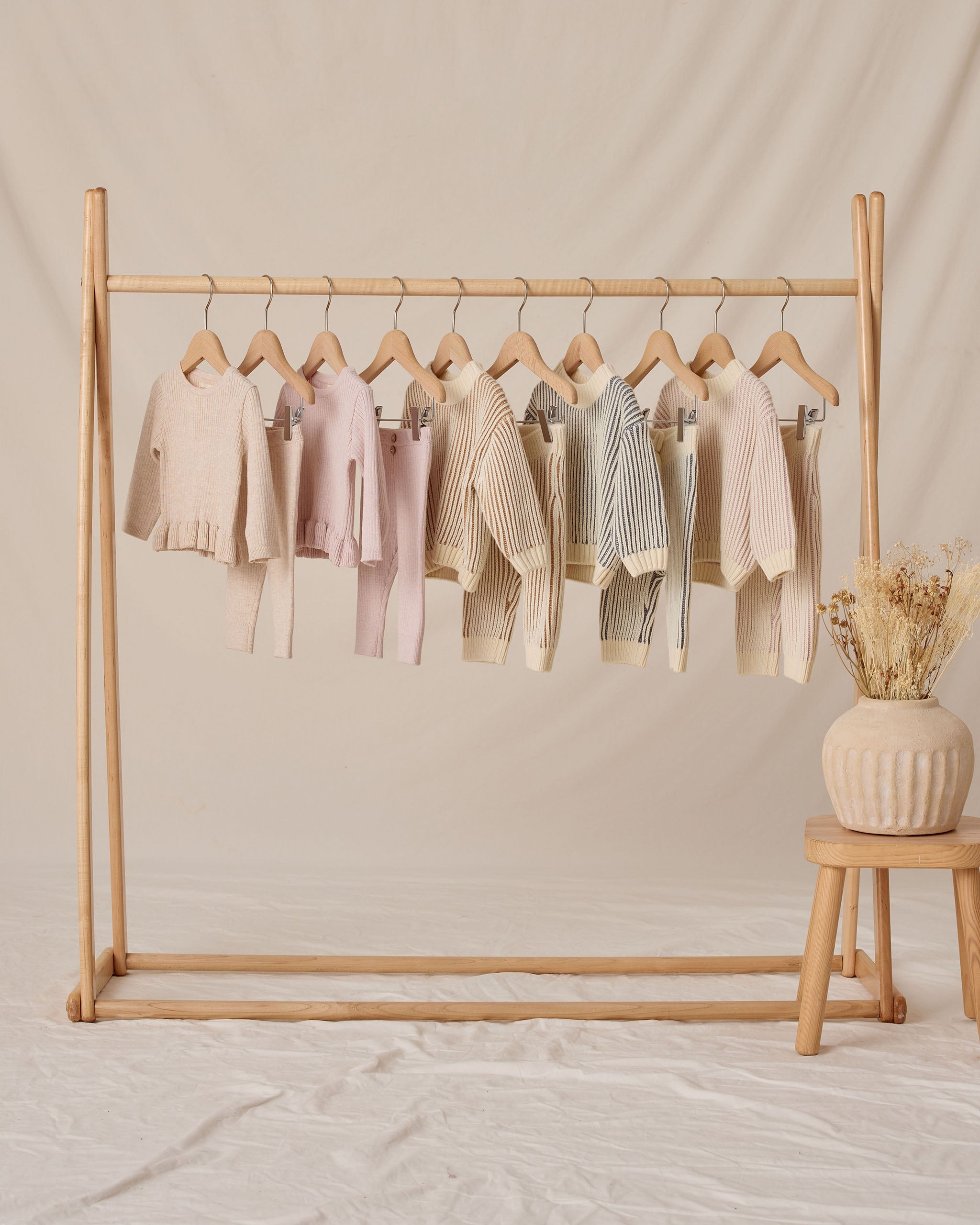*Rib Knit Peplum Top || Heathered Oatmeal*