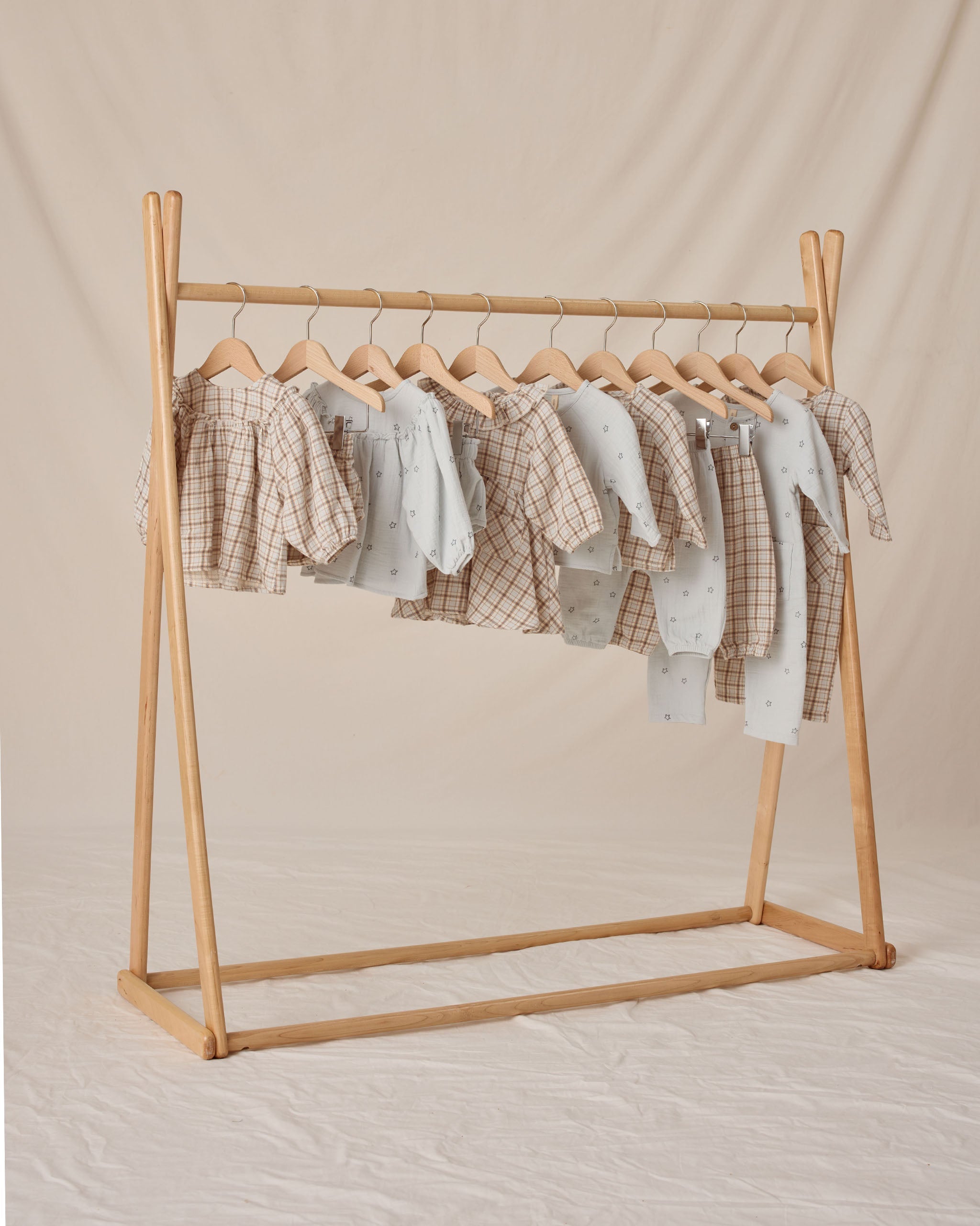 Mia Top + Bloomer Set || Blue Plaid