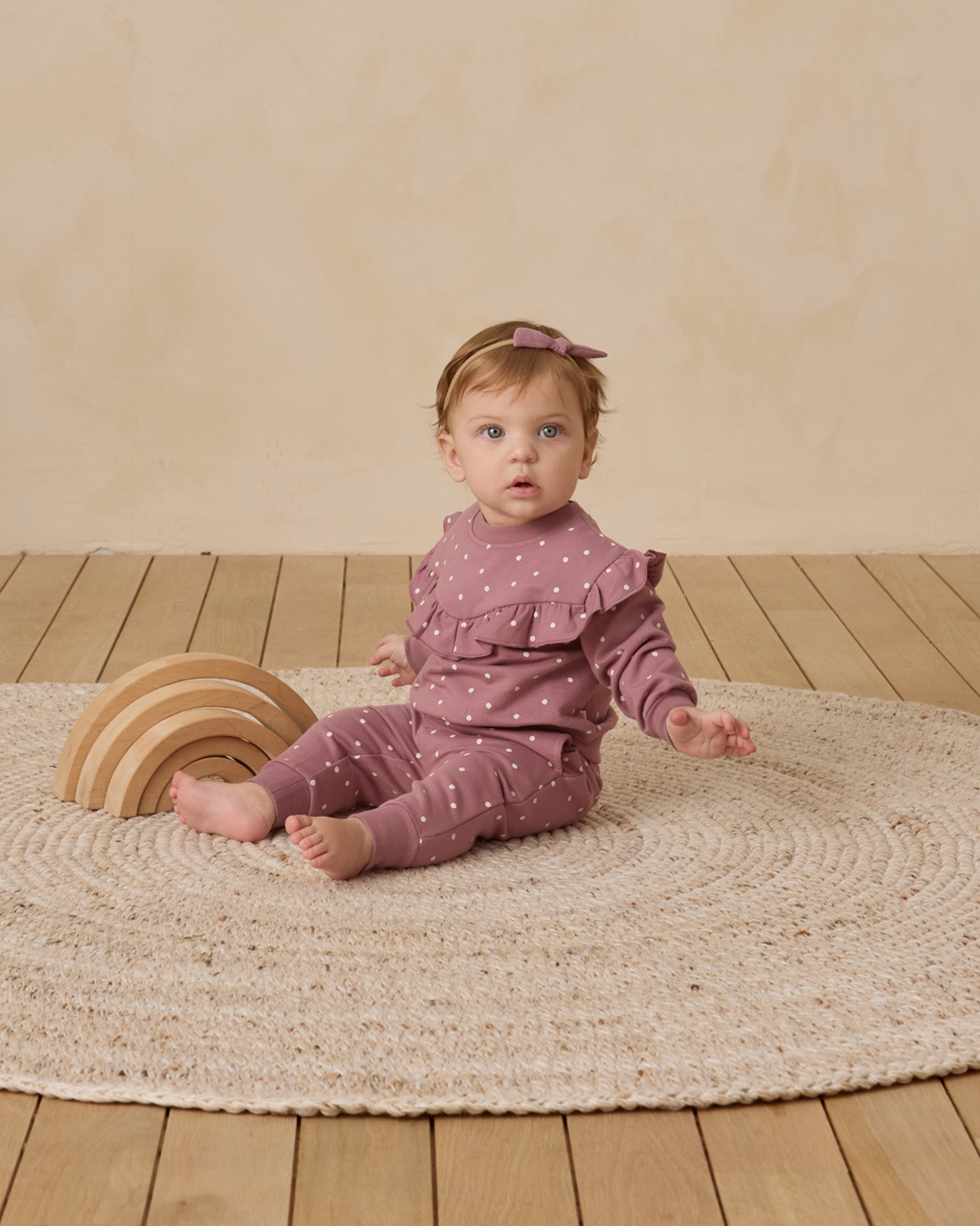 Little Knot Headband || Mulberry - Rylee + Cru | Kids Clothes | Trendy Baby Clothes | Modern Infant Outfits |