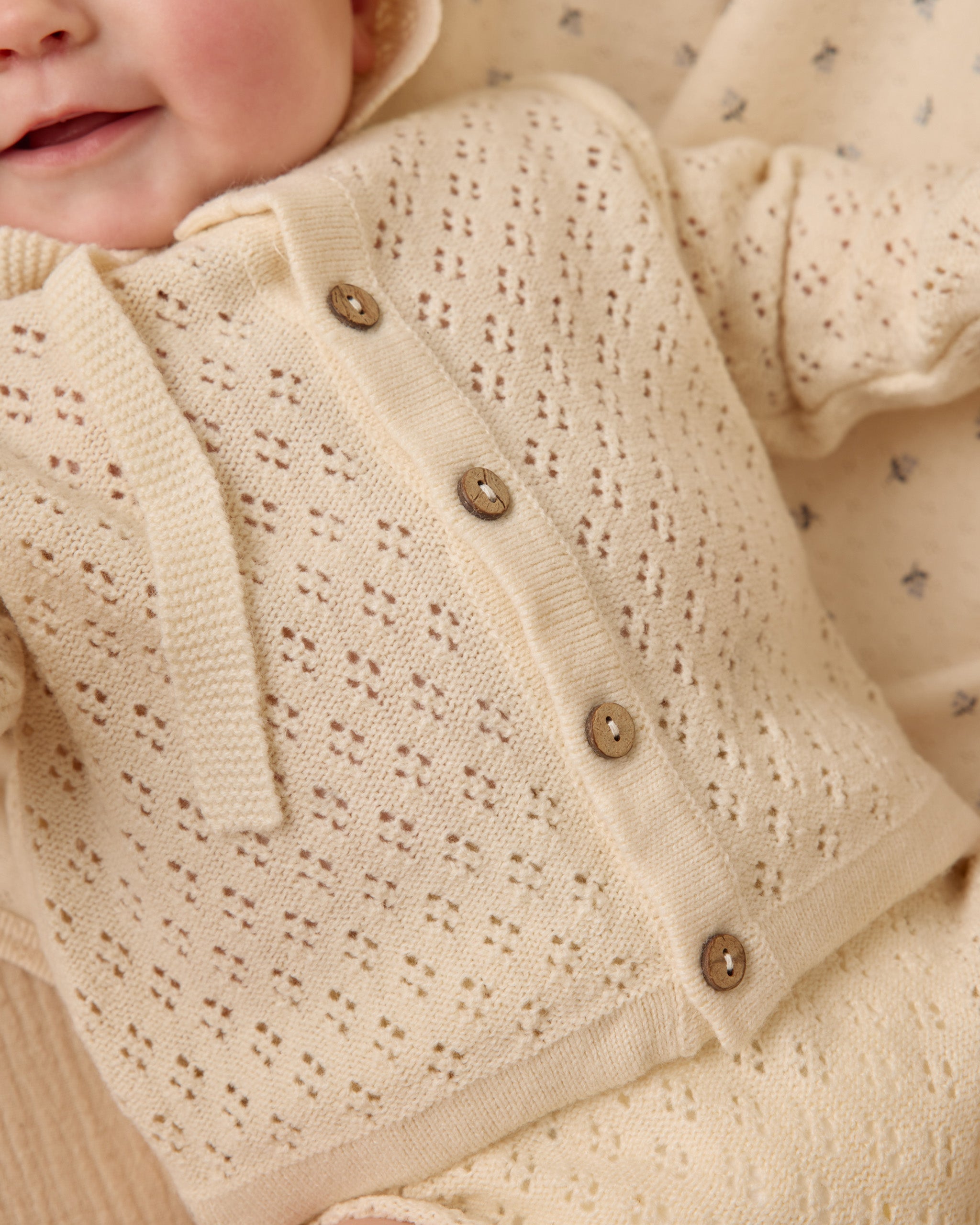 Knit Cardigan || Natural*