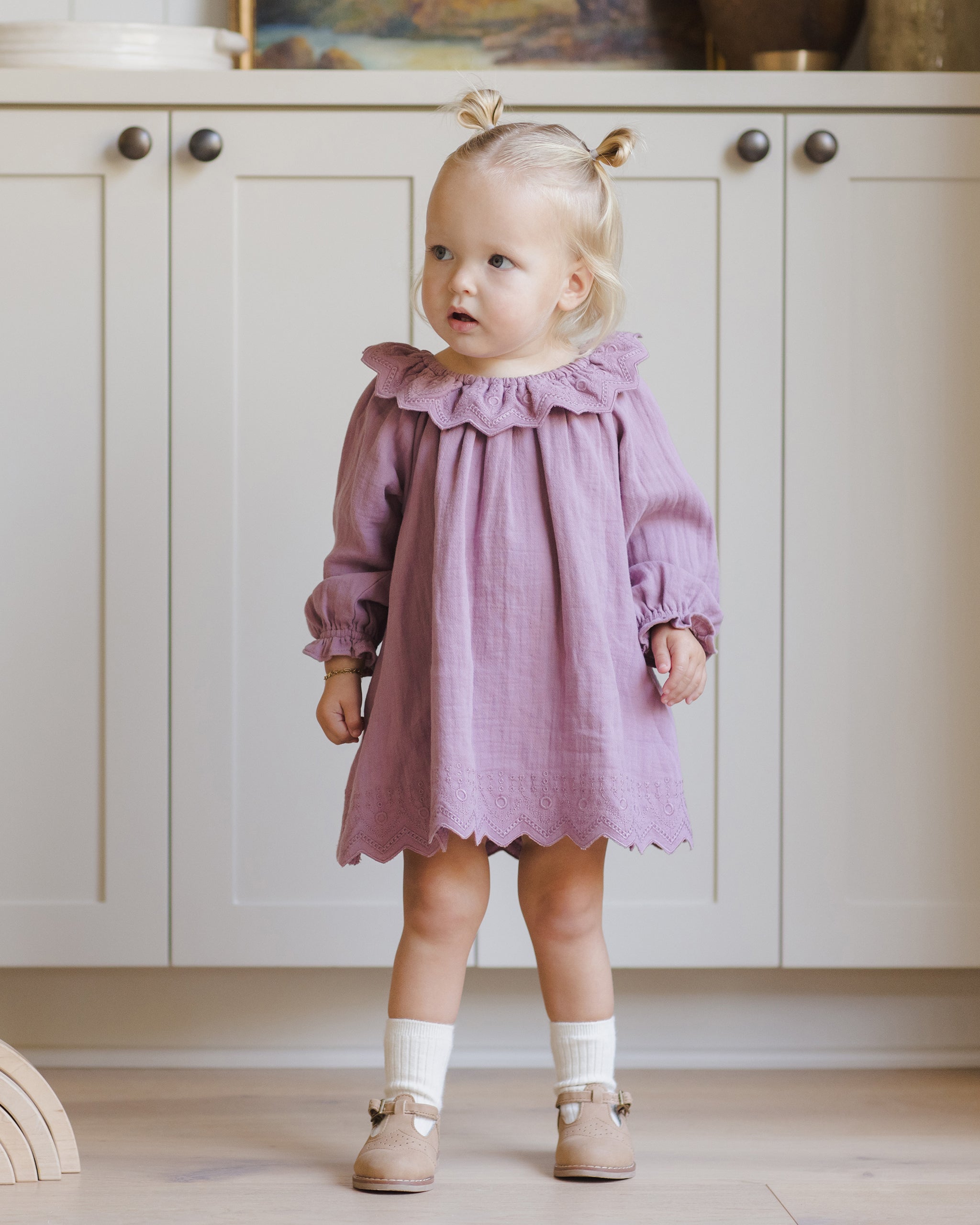 Long Sleeve Isla Dress || Mulberry
