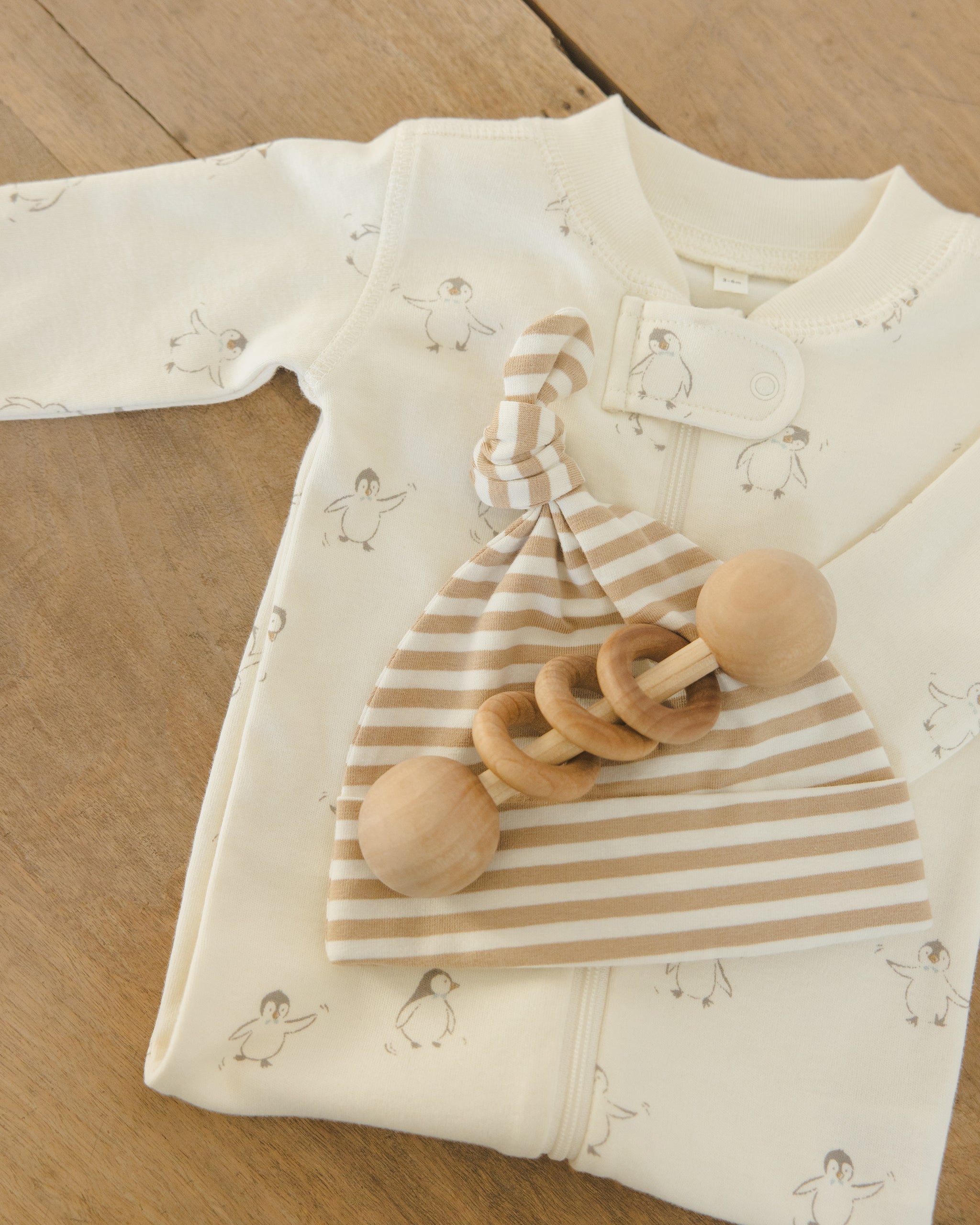 Zip Long Sleeve Sleeper || Penguins