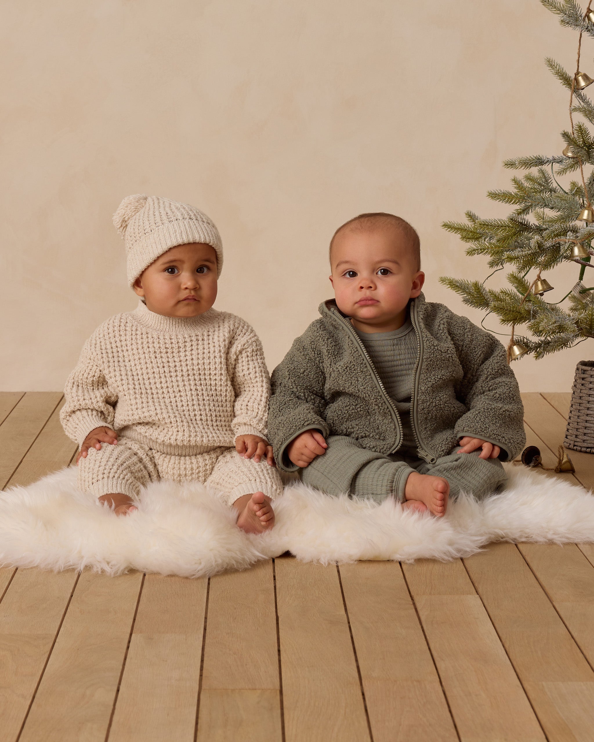 Chunky Knit Pant || Natural