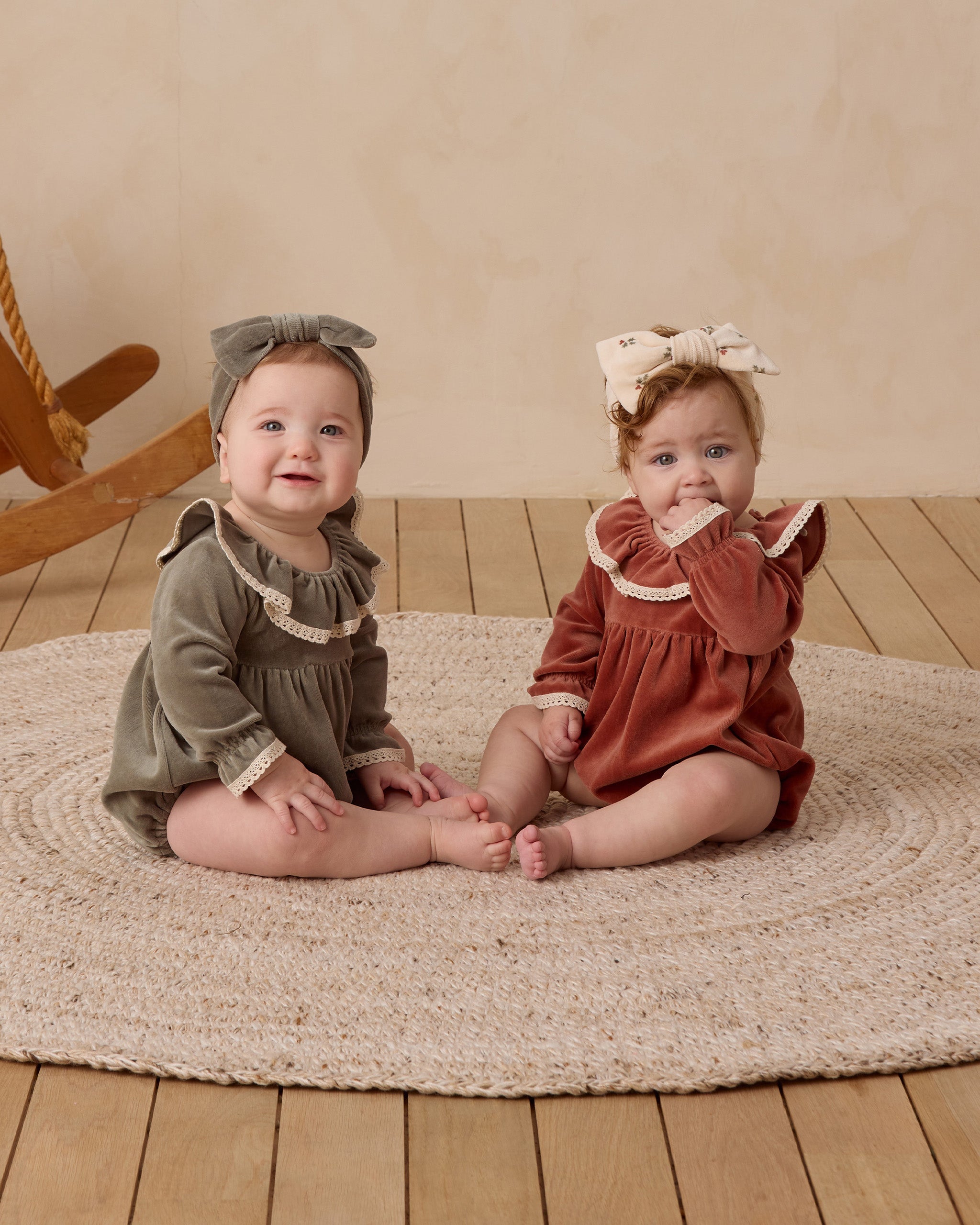 Wendy Romper || Cranberry