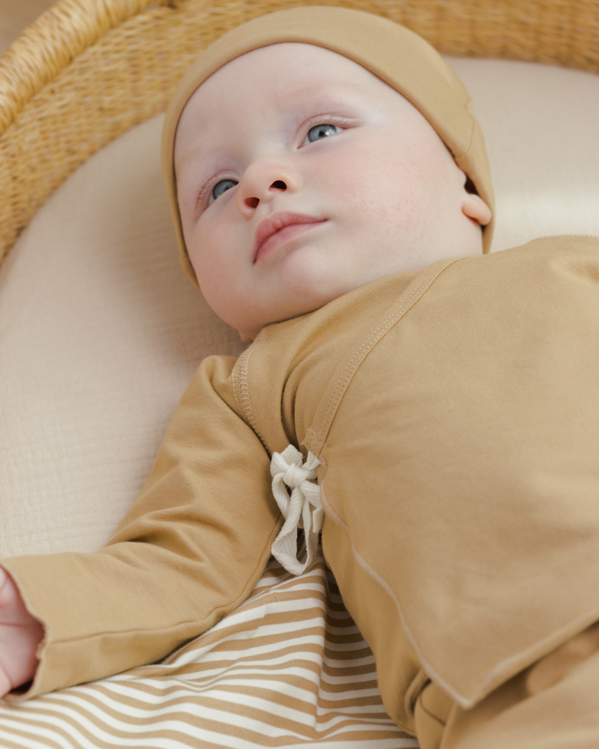 Wrap Top + Footed Pant Set || Honey - Rylee + Cru | Kids Clothes | Trendy Baby Clothes | Modern Infant Outfits |