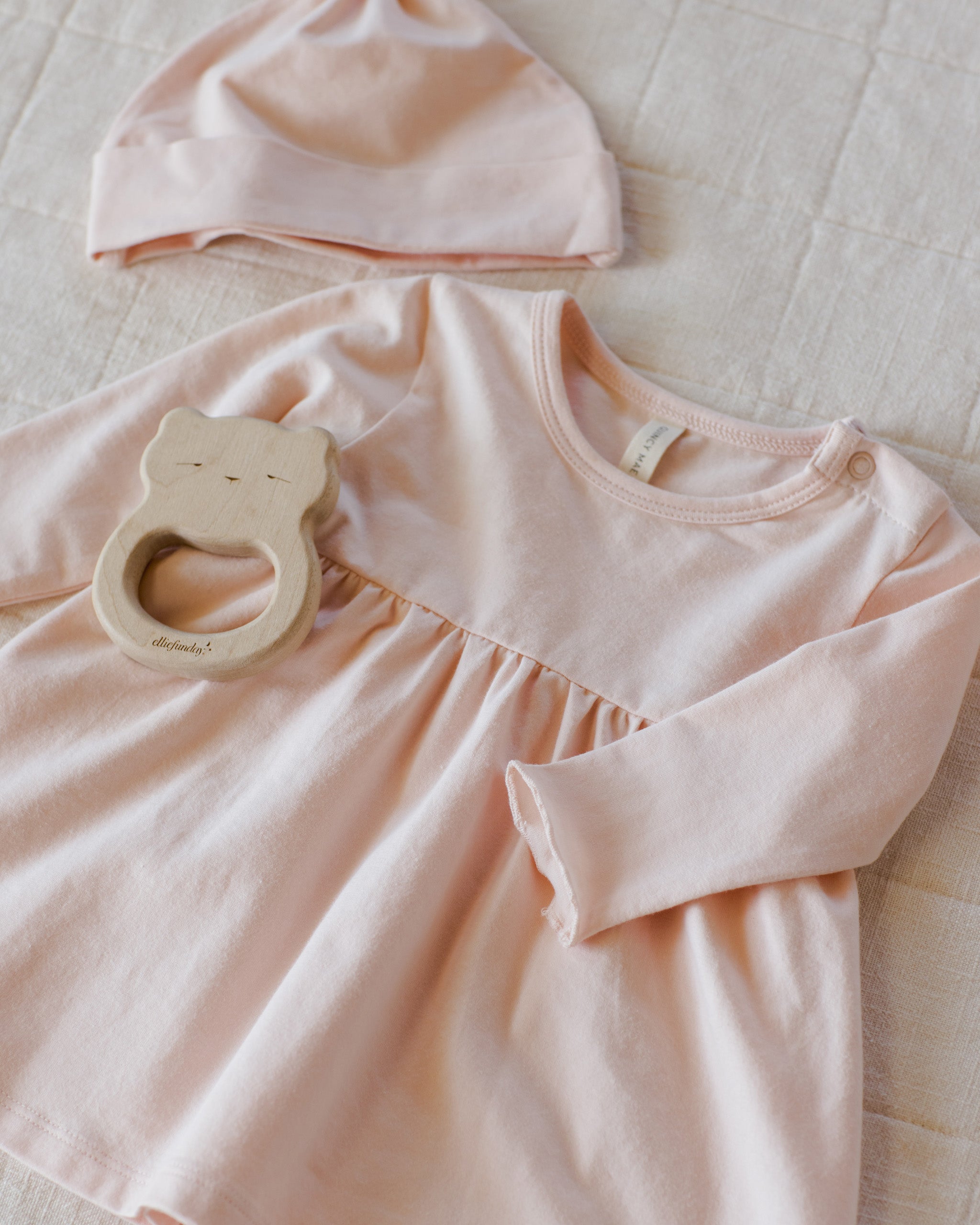 Longsleeve Baby Dress || Petal - Rylee + Cru | Kids Clothes | Trendy Baby Clothes | Modern Infant Outfits |