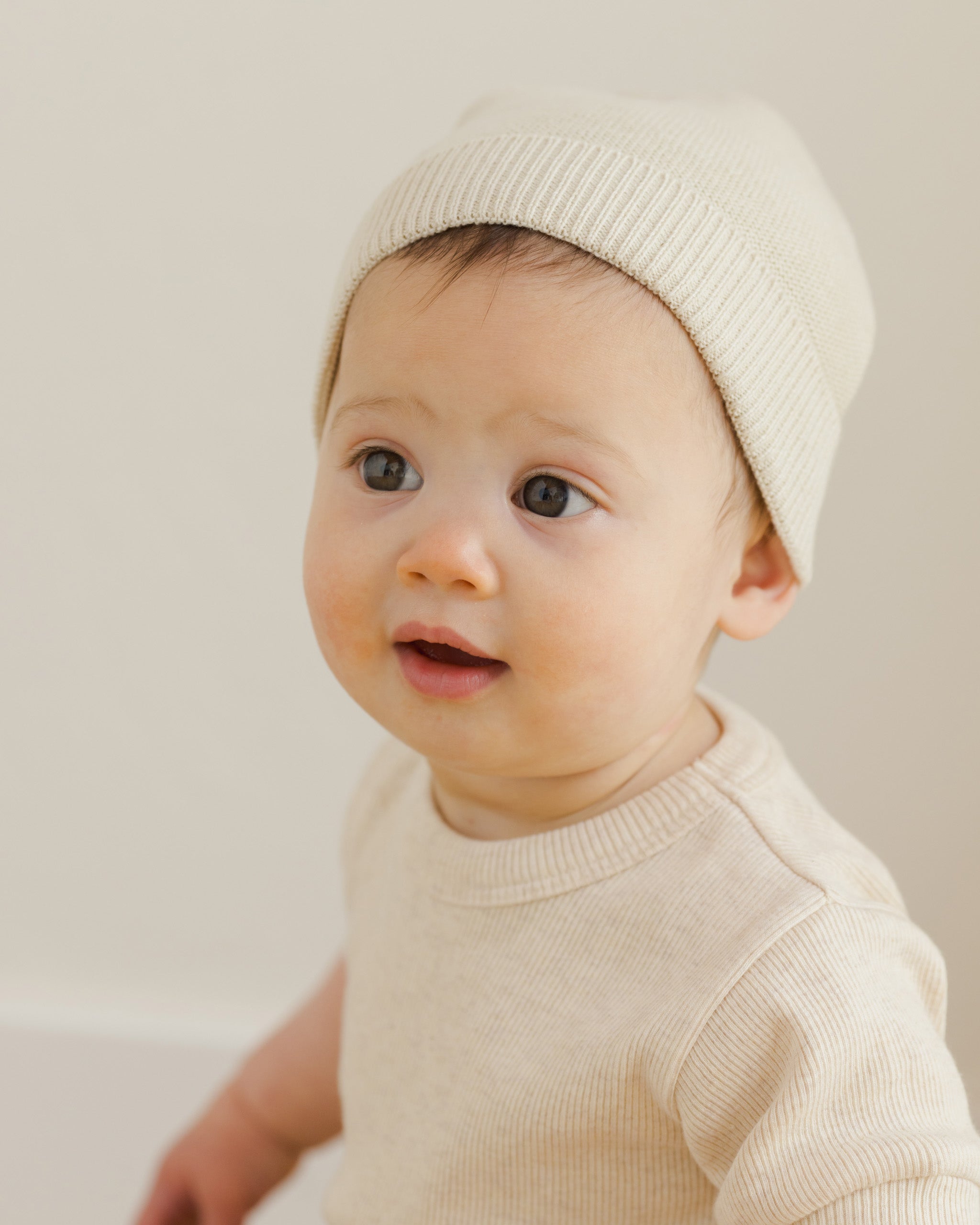 Ribbed Shortie Set || Oatmeal - Rylee + Cru | Kids Clothes | Trendy Baby Clothes | Modern Infant Outfits |
