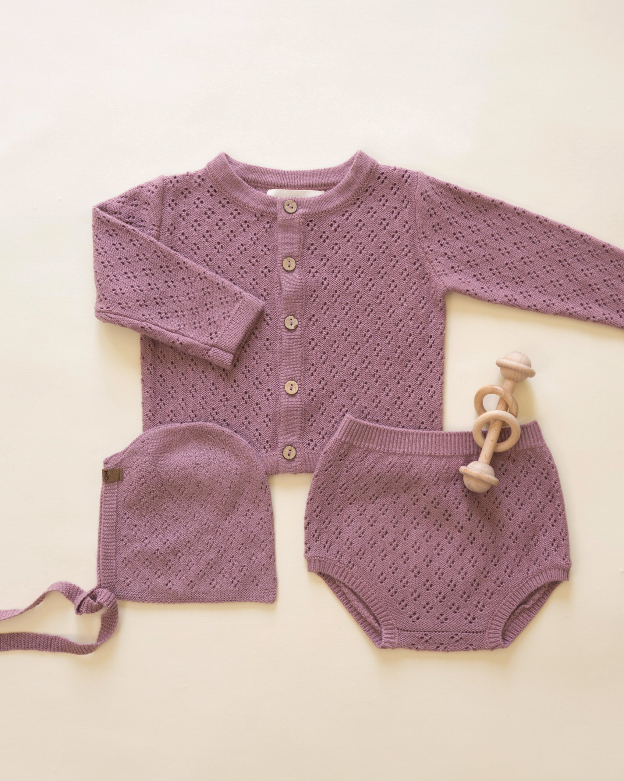 Knit Cardigan || Mulberry