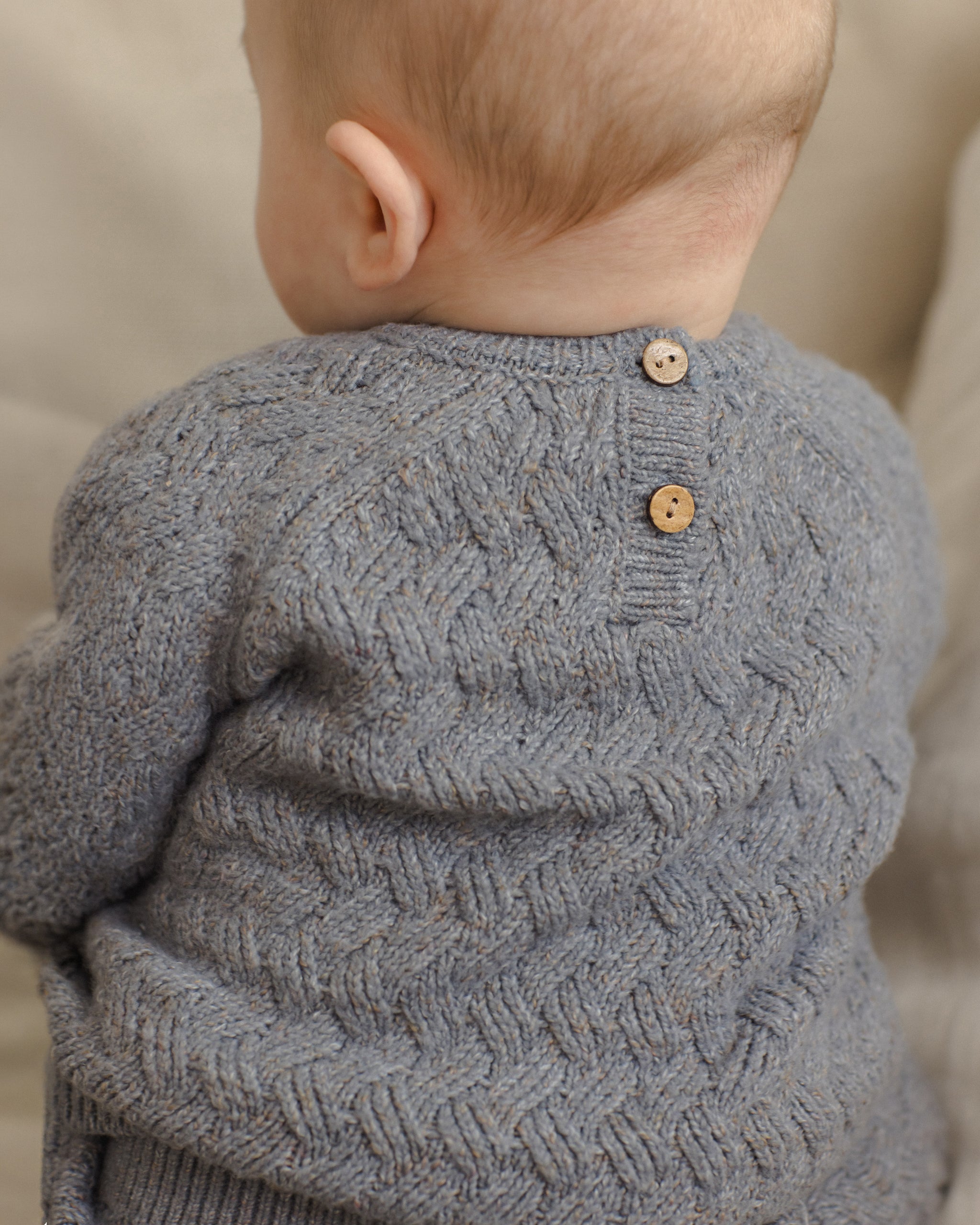 Knit Sweater Heathered Slate - Rylee + Cru | Kids Clothes | Trendy Baby Clothes | Modern Infant Outfits |