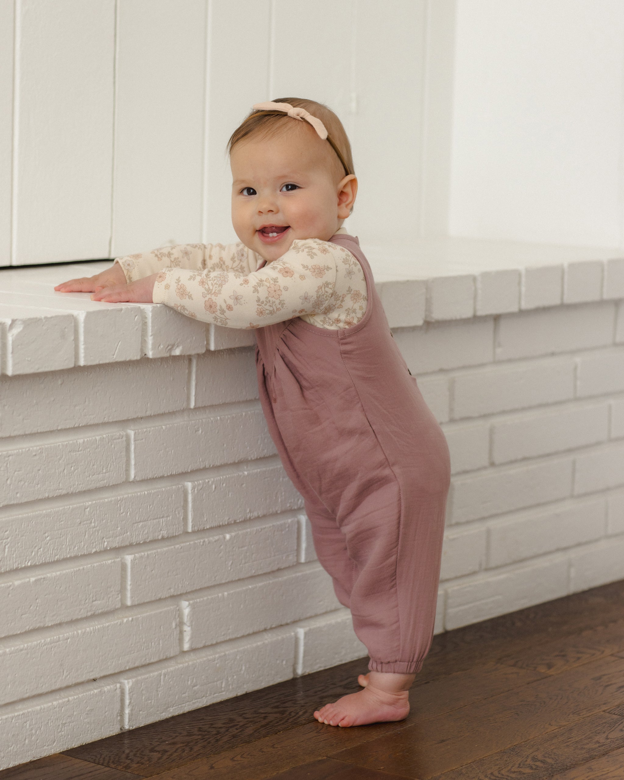Maisie Overall Mulberry - Rylee + Cru | Kids Clothes | Trendy Baby Clothes | Modern Infant Outfits |